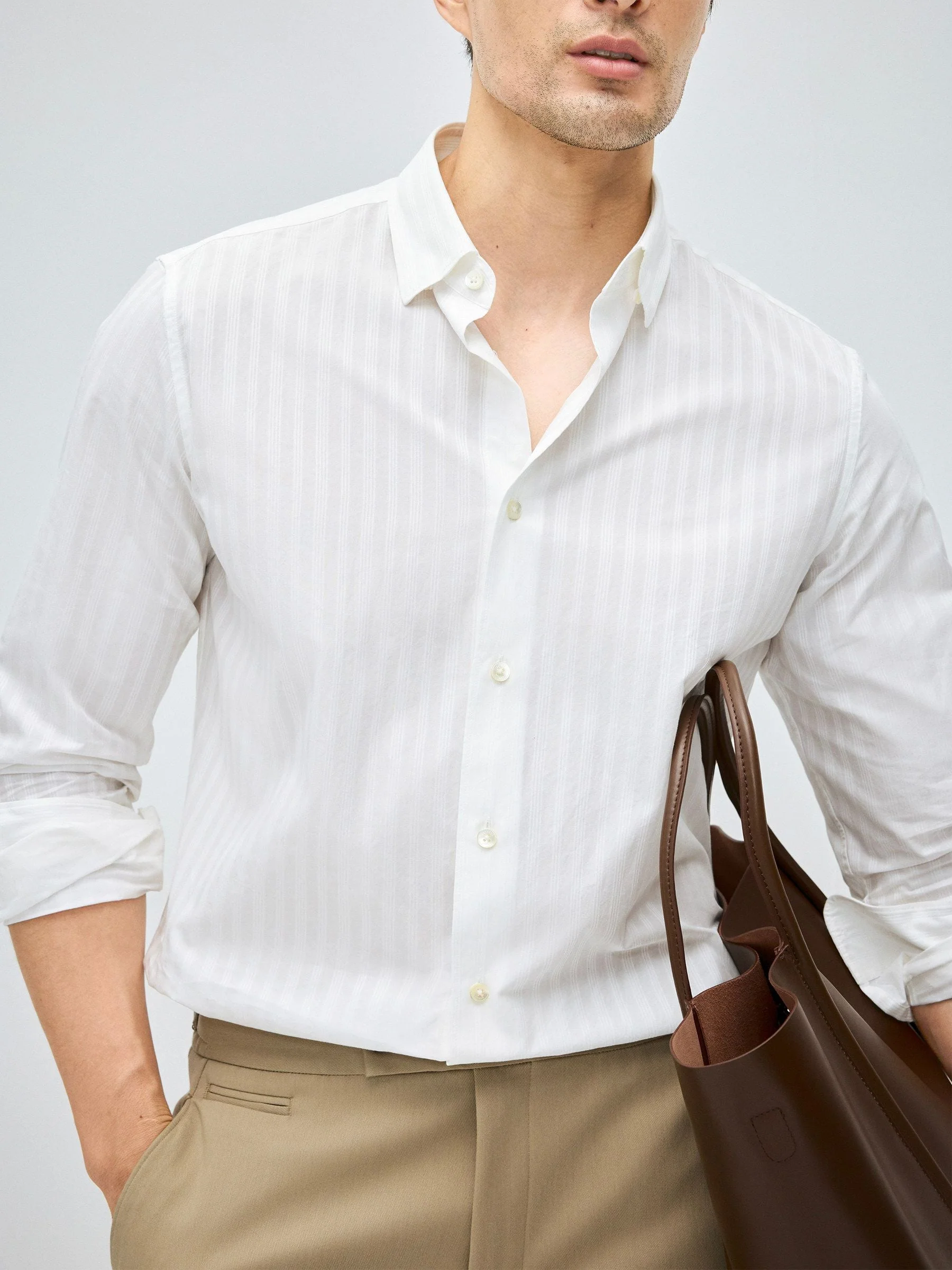 Jacquard Stripe Shirt - Image 7