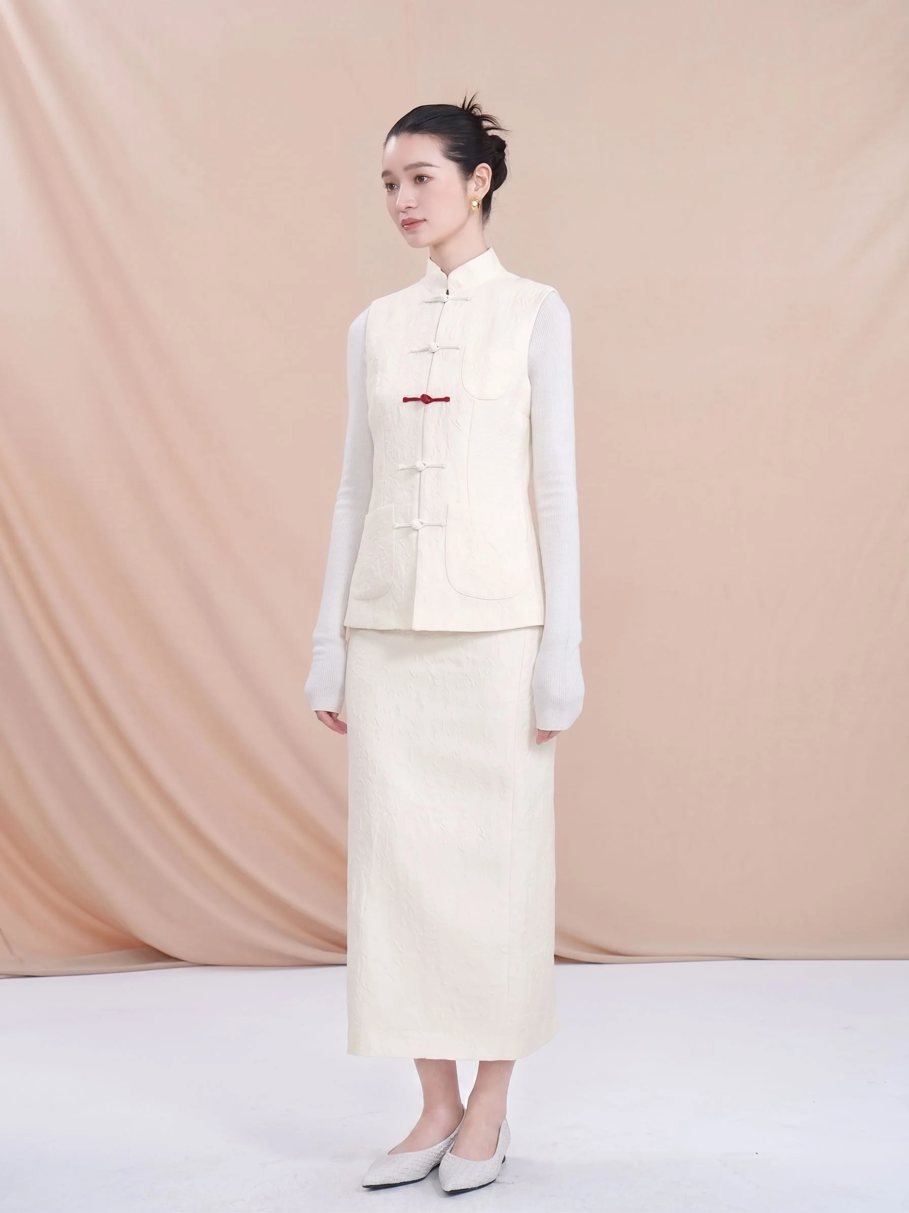 Jacquard Vest Set - Image 4
