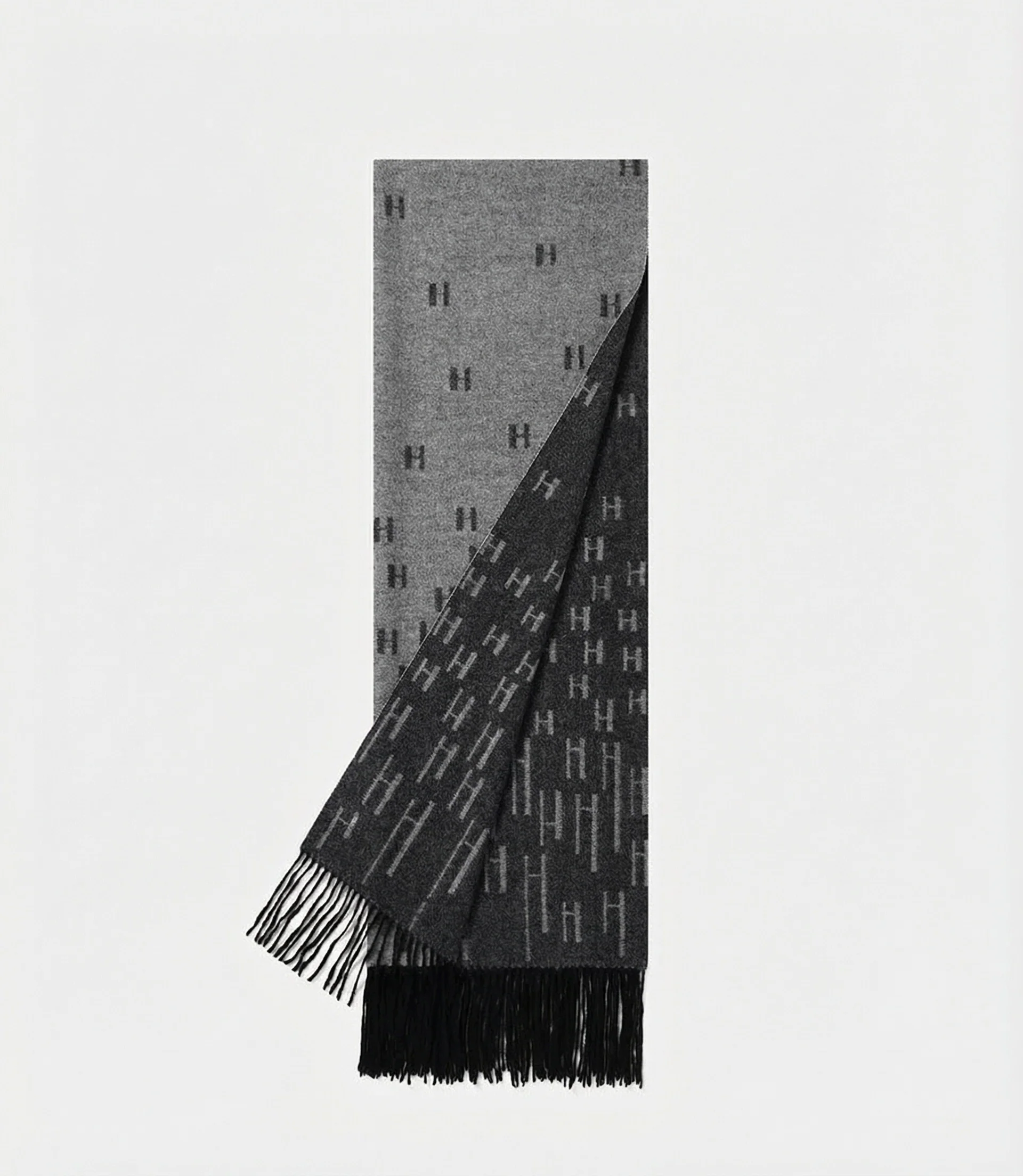 Jacquard Wool Scarf - Image 6