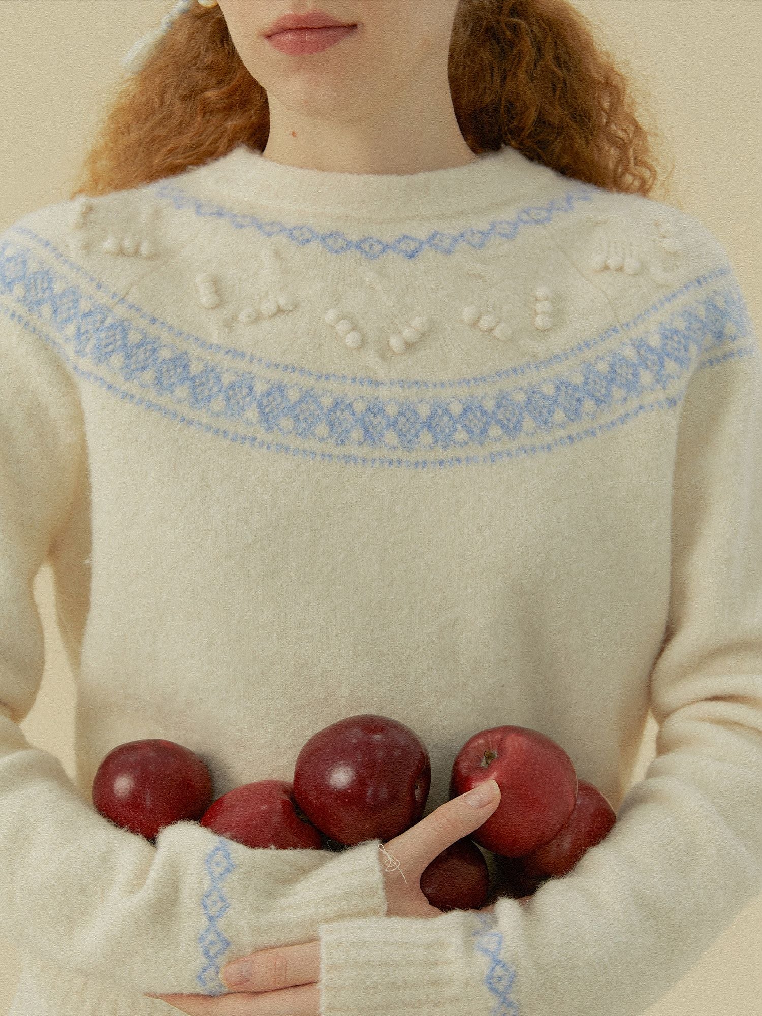 Jacquard Yoke Sweater - Image 5