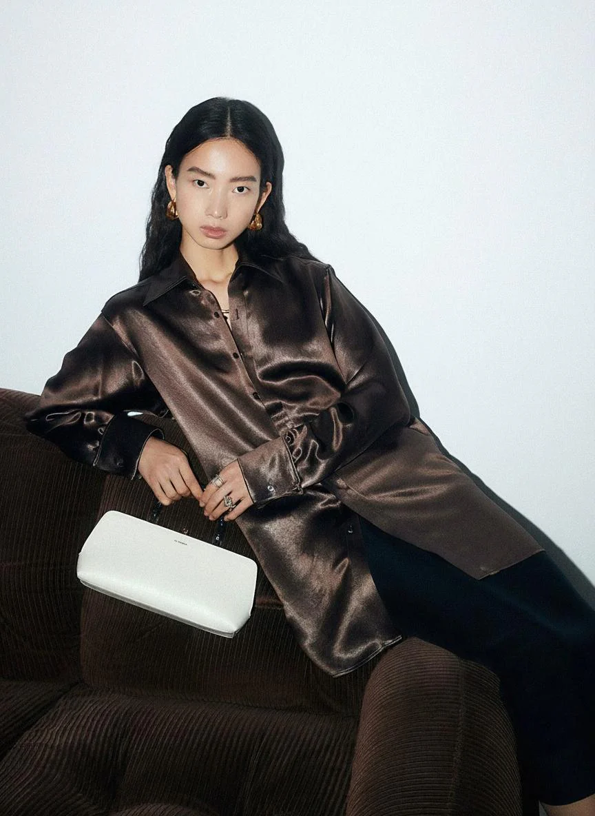 Japanese Acetate Satin Shirt