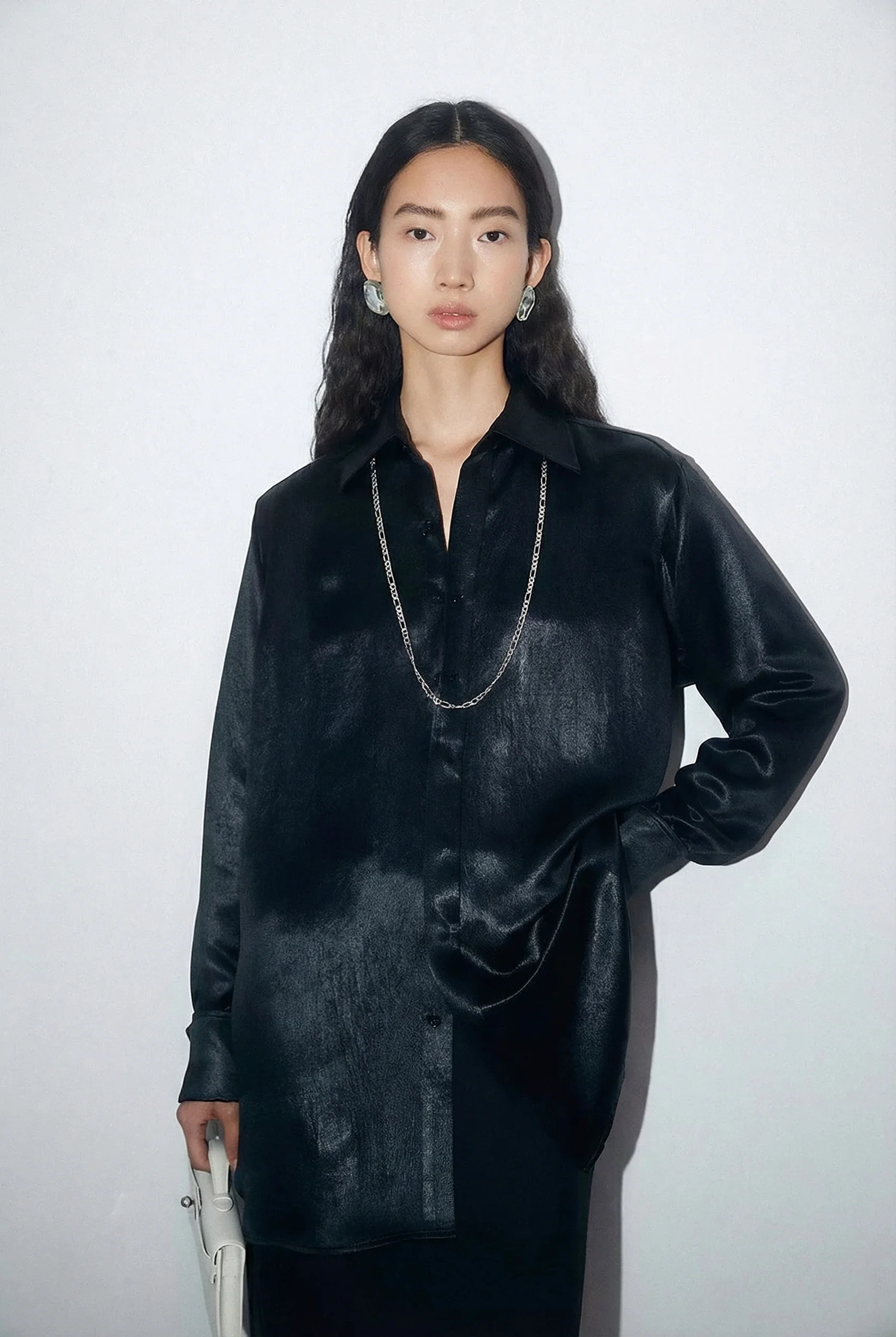 Japanese Acetate Satin Shirt - Image 3