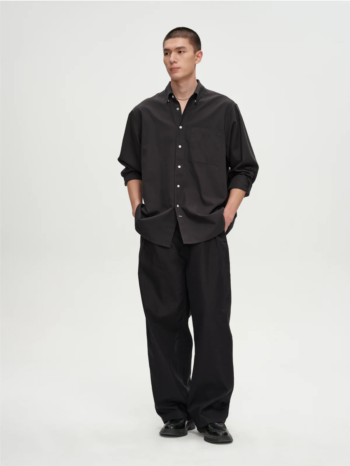 Japanese Oxford Long-Sleeve Shirt - Image 5