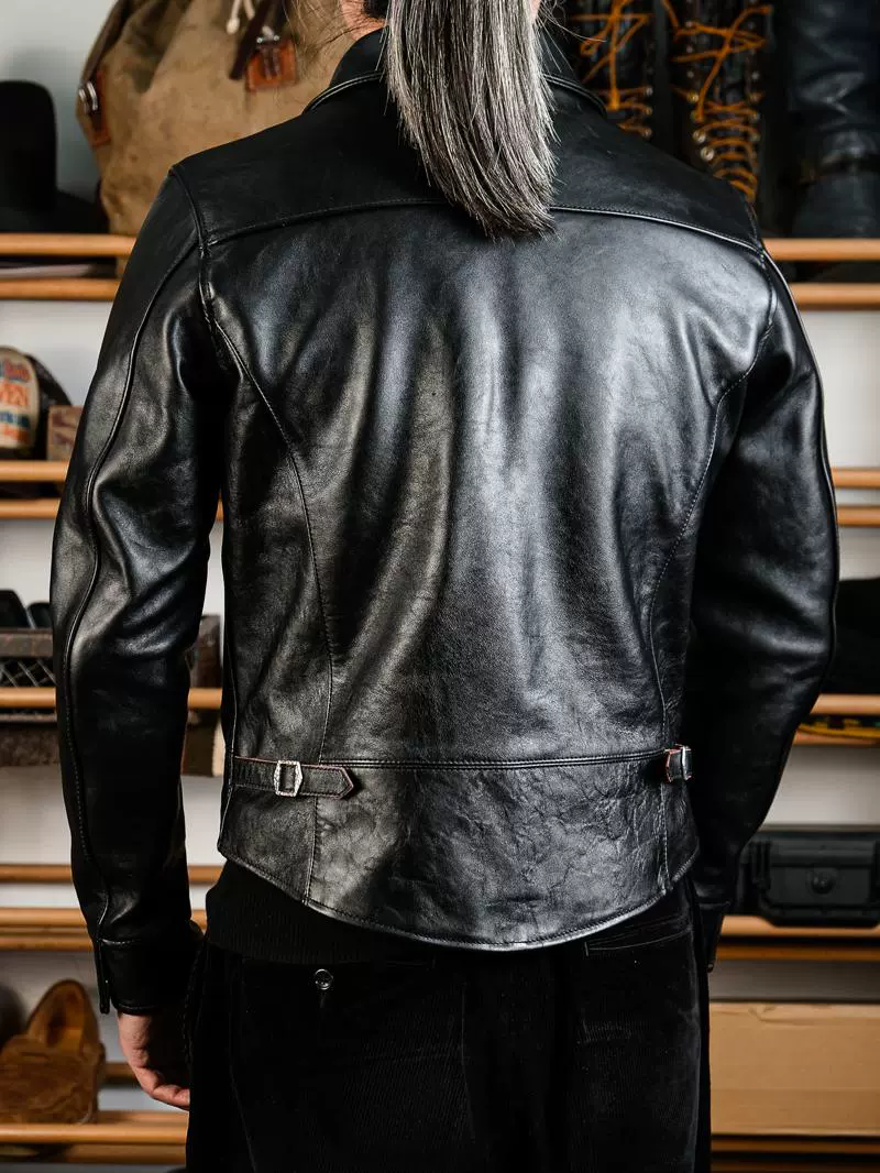 JS02 Horsehide Zip Jacket - Image 3