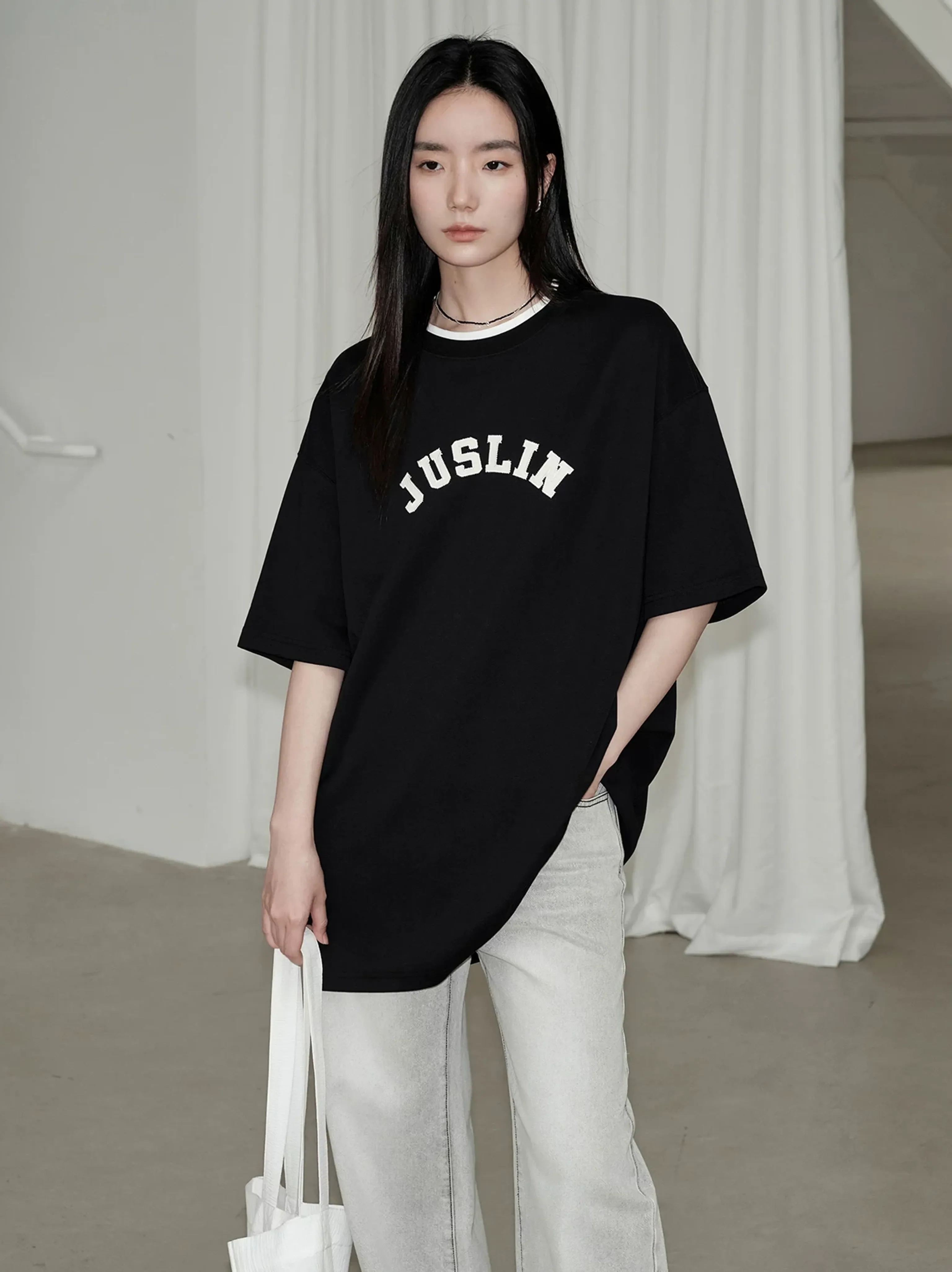 Juslin Appliqué Embroidered T-Shirt - Image 4