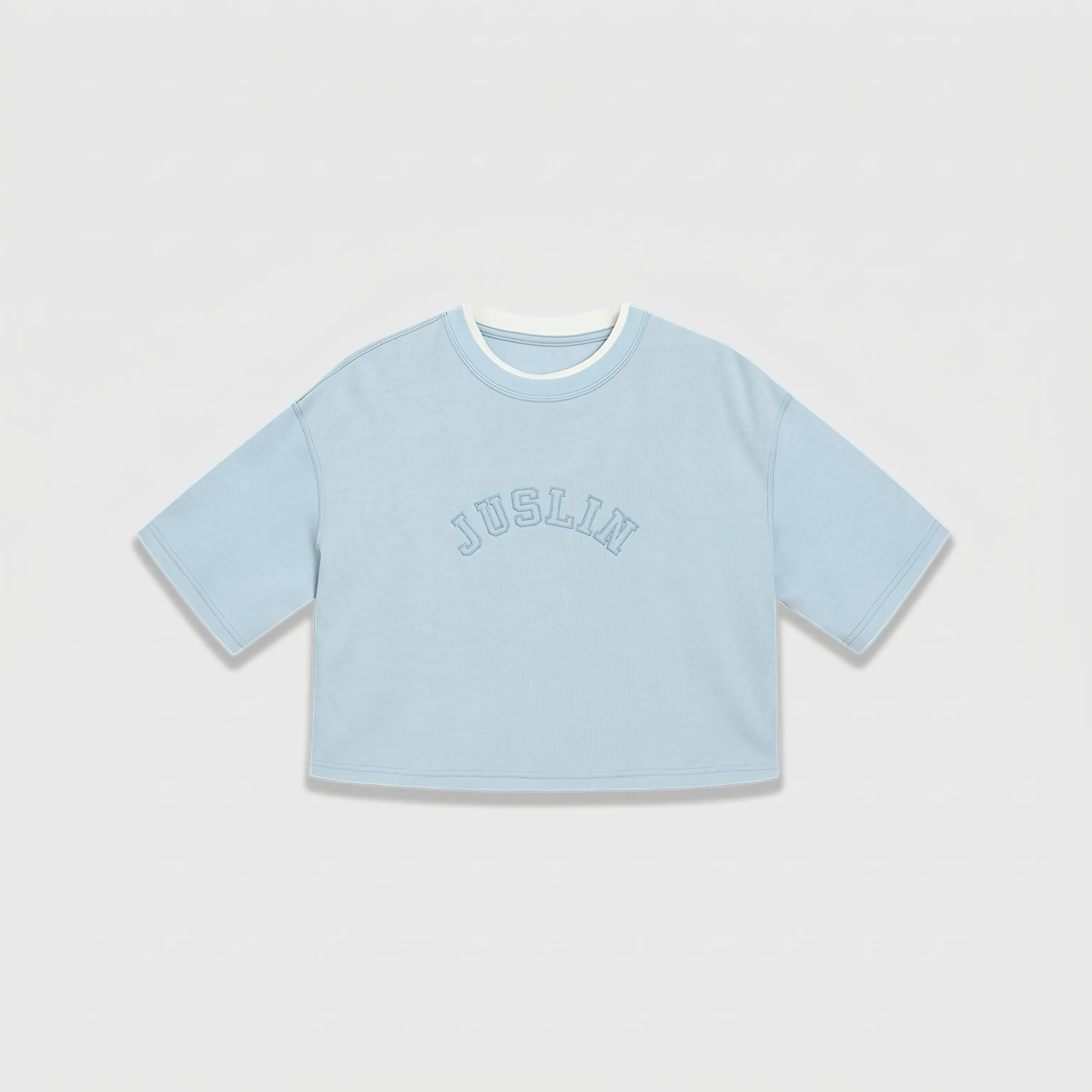Juslin Appliqué Embroidered T-Shirt - Image 6