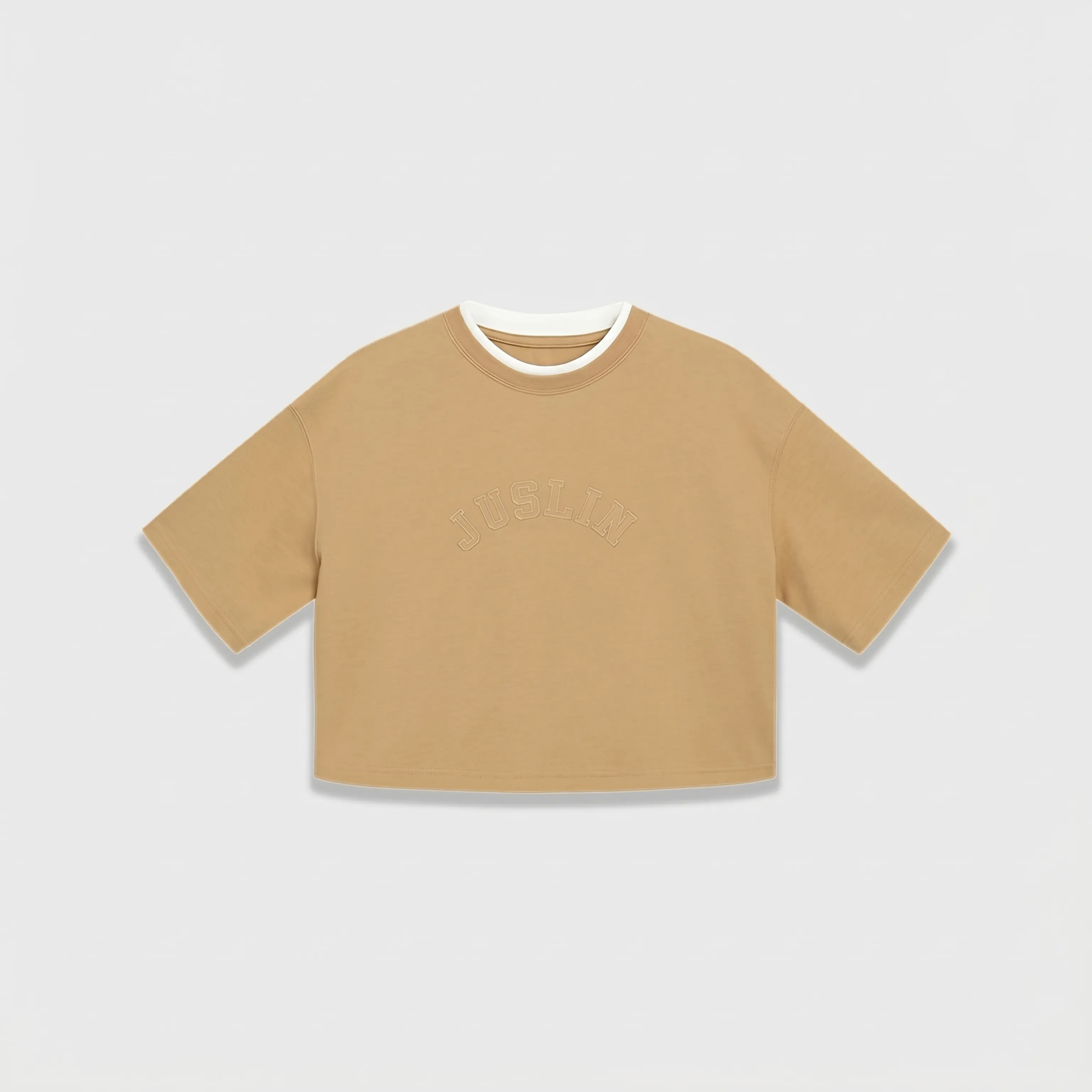 Juslin Appliqué Embroidered T-Shirt - Image 7