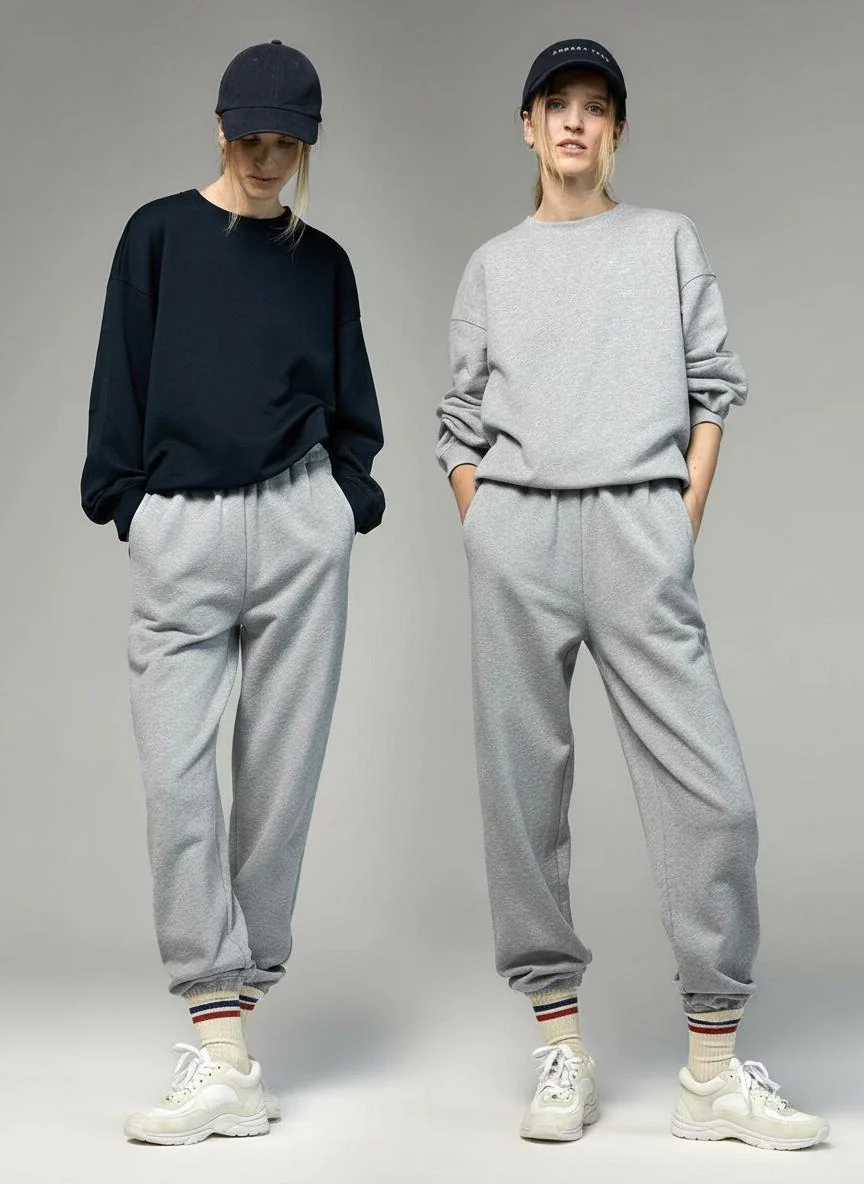 Karol Cotton Terry Logo Sweat Set