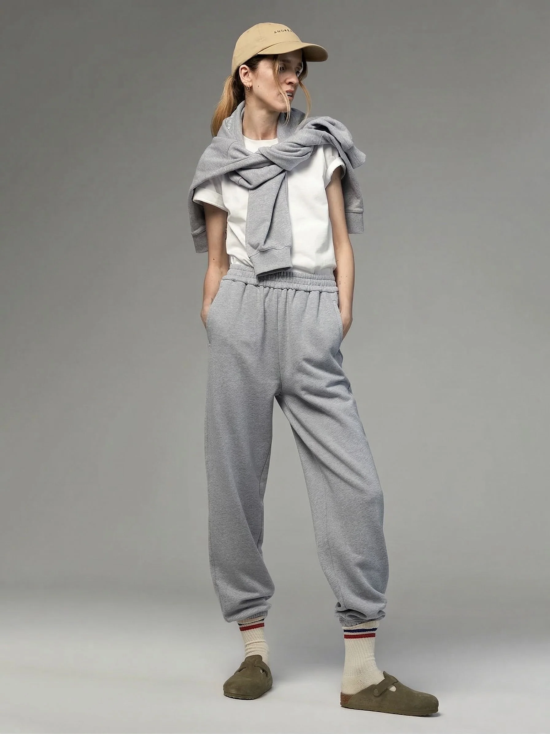 Karol Cotton Terry Logo Sweat Set - Image 4