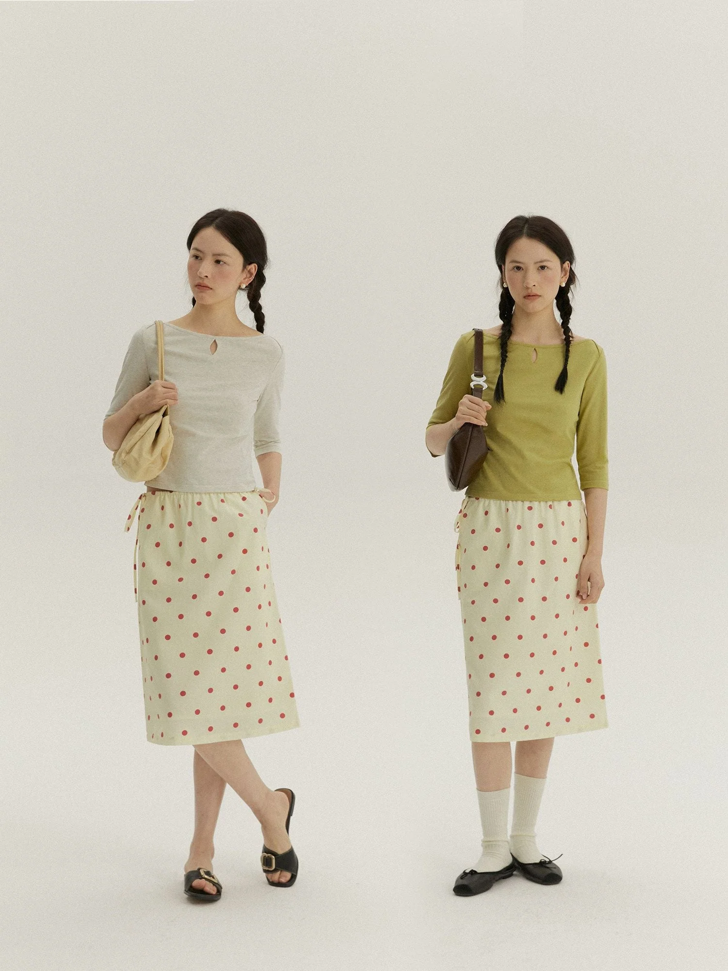 Keyhole Boatneck Top