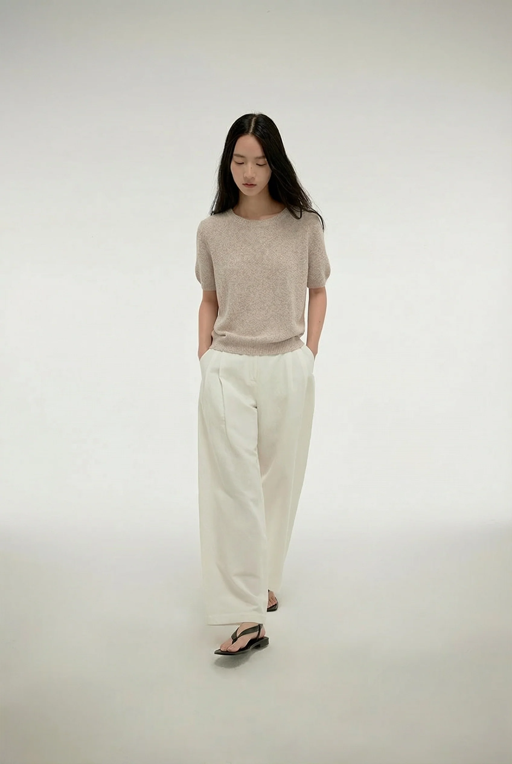 Keyhole Knit Tee - Image 6