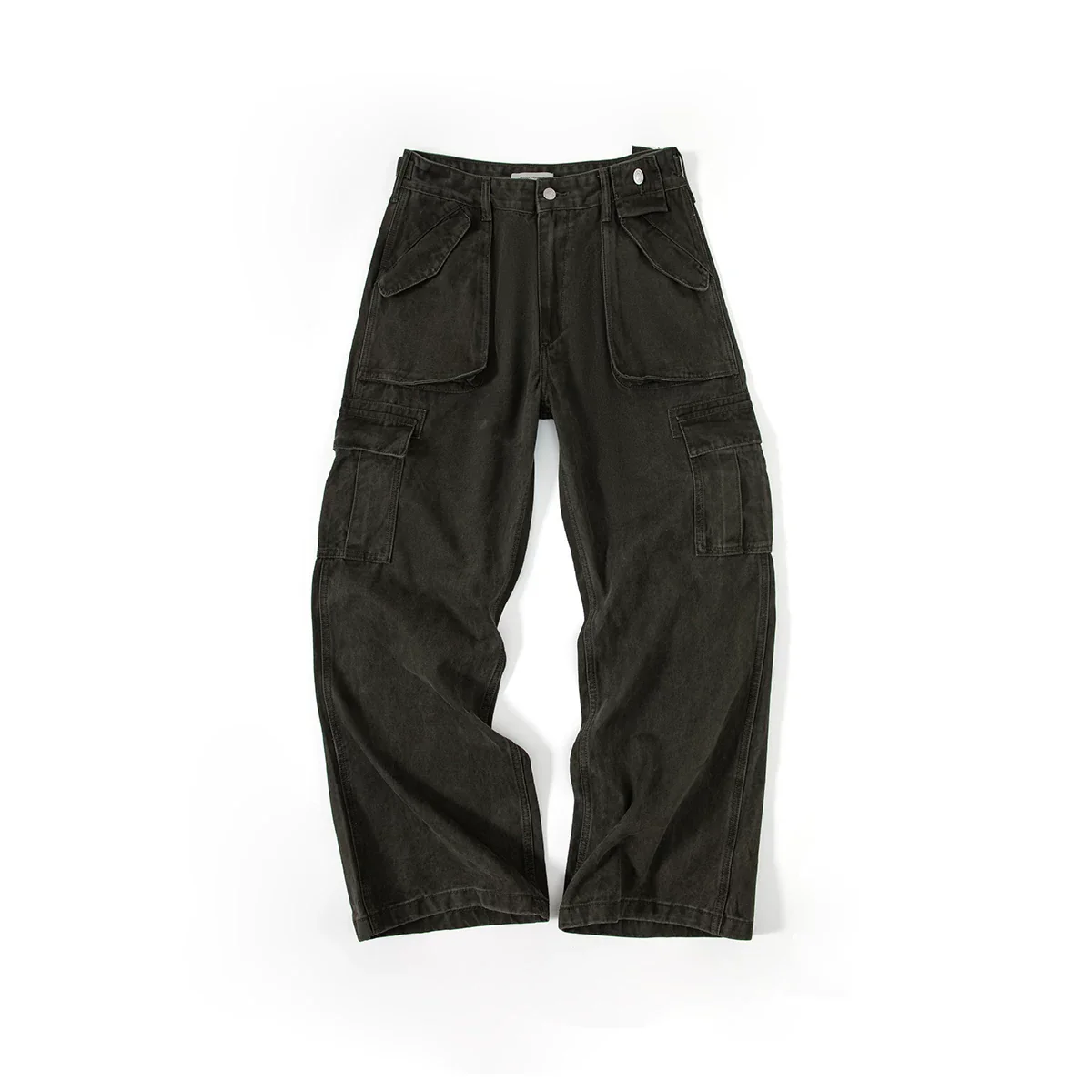 Khaki Utility Trousers - Image 6
