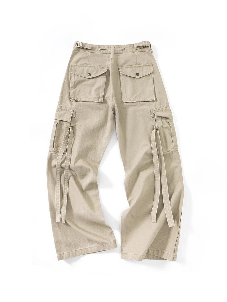 Khaki Utility Trousers - Image 7