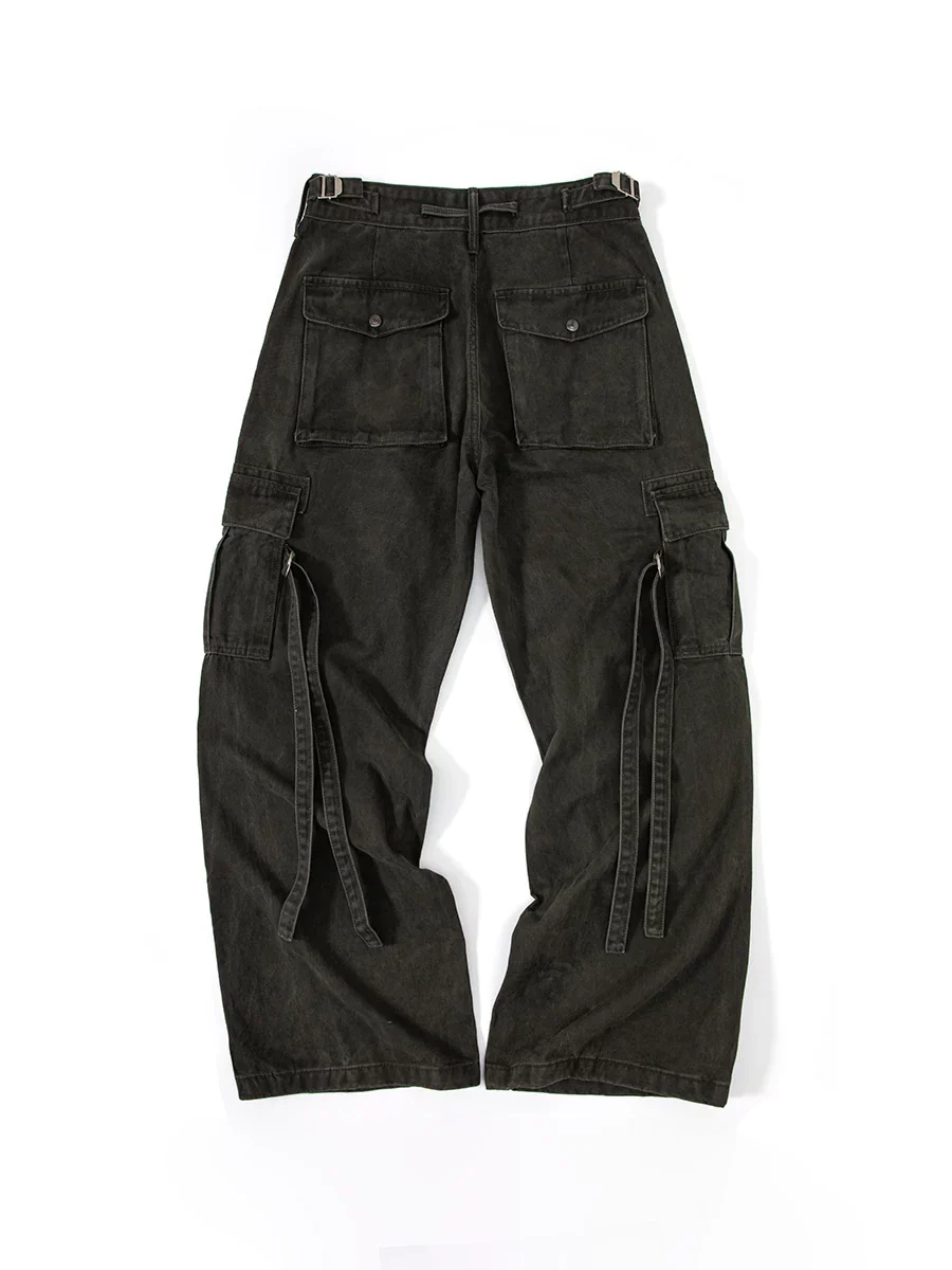 Khaki Utility Trousers - Image 8