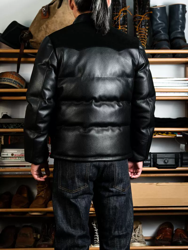 Kimura Goatskin Down Jacket - Image 2