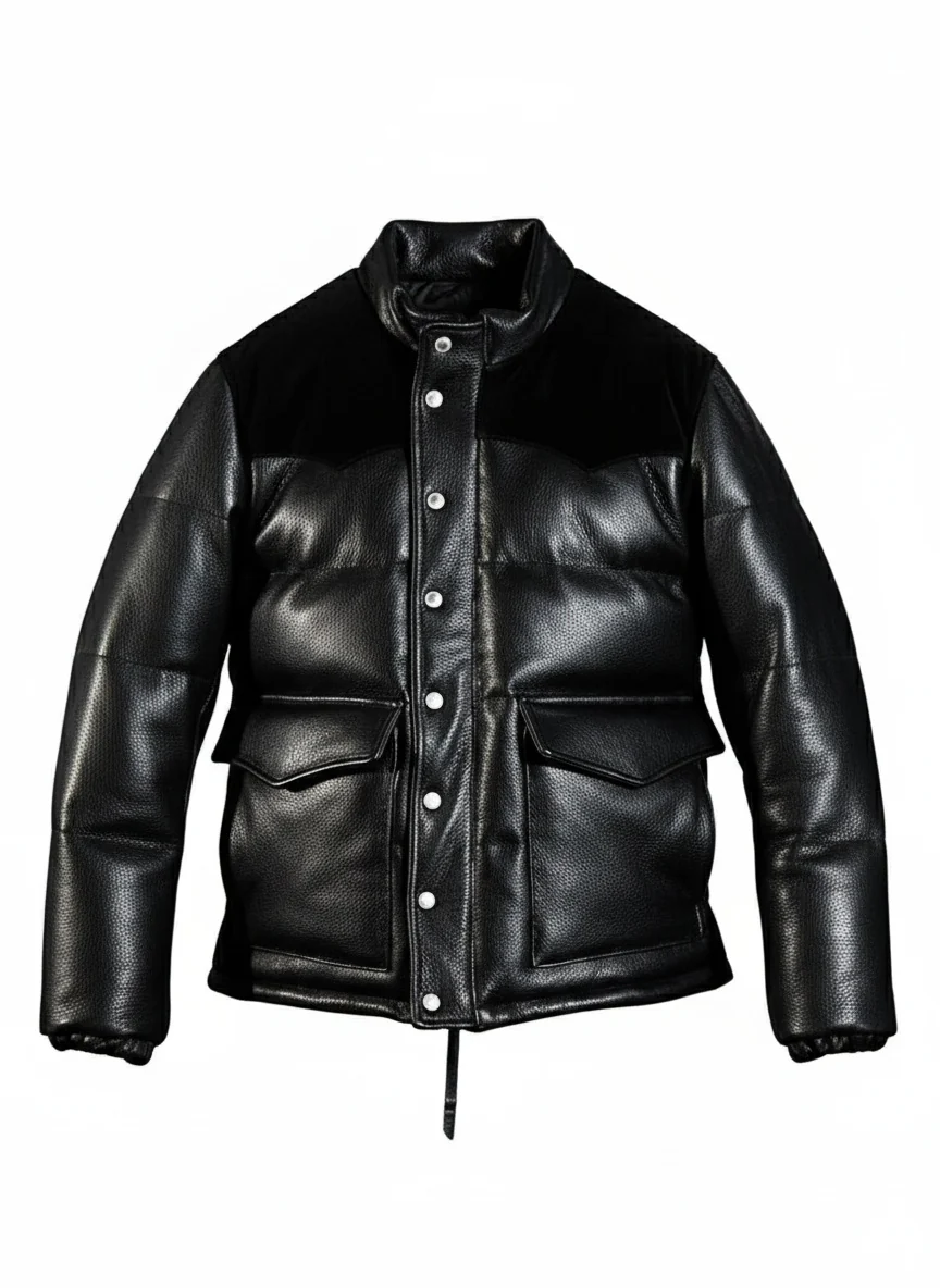 Kimura Goatskin Down Jacket - Image 4
