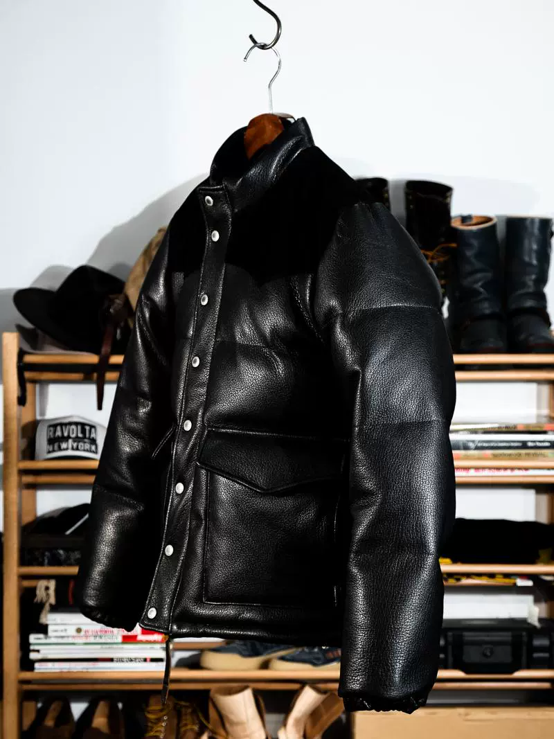 Kimura Goatskin Down Jacket - Image 5