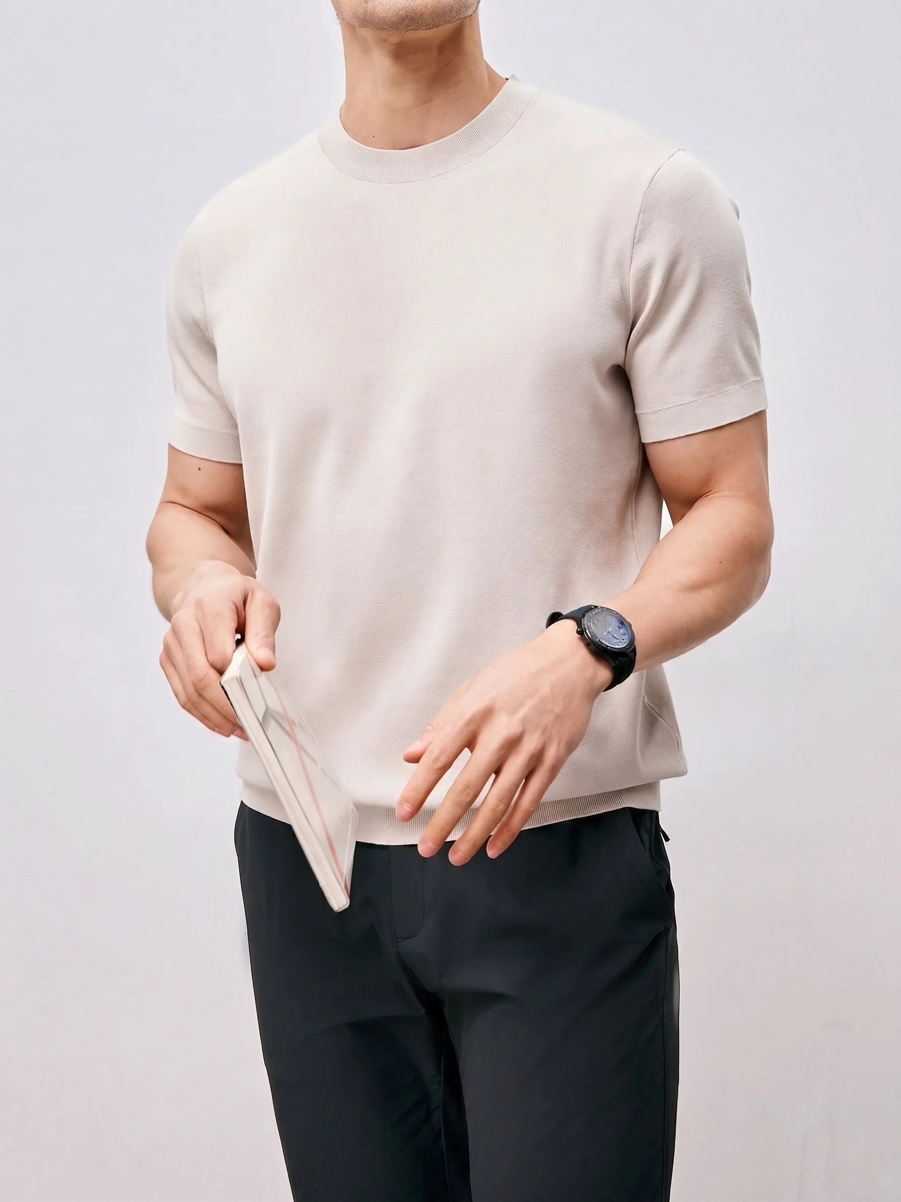 Knit Crewneck Tee