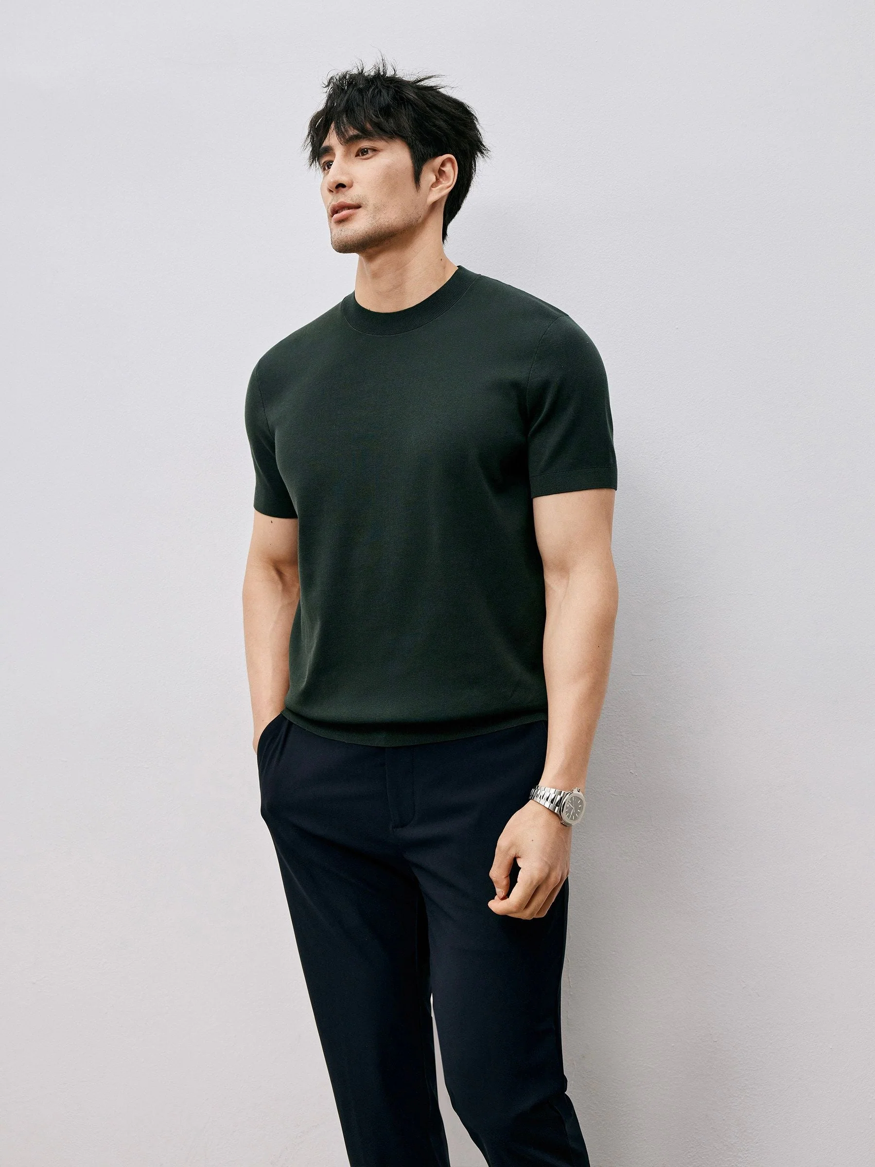 Knit Crewneck Tee - Image 3