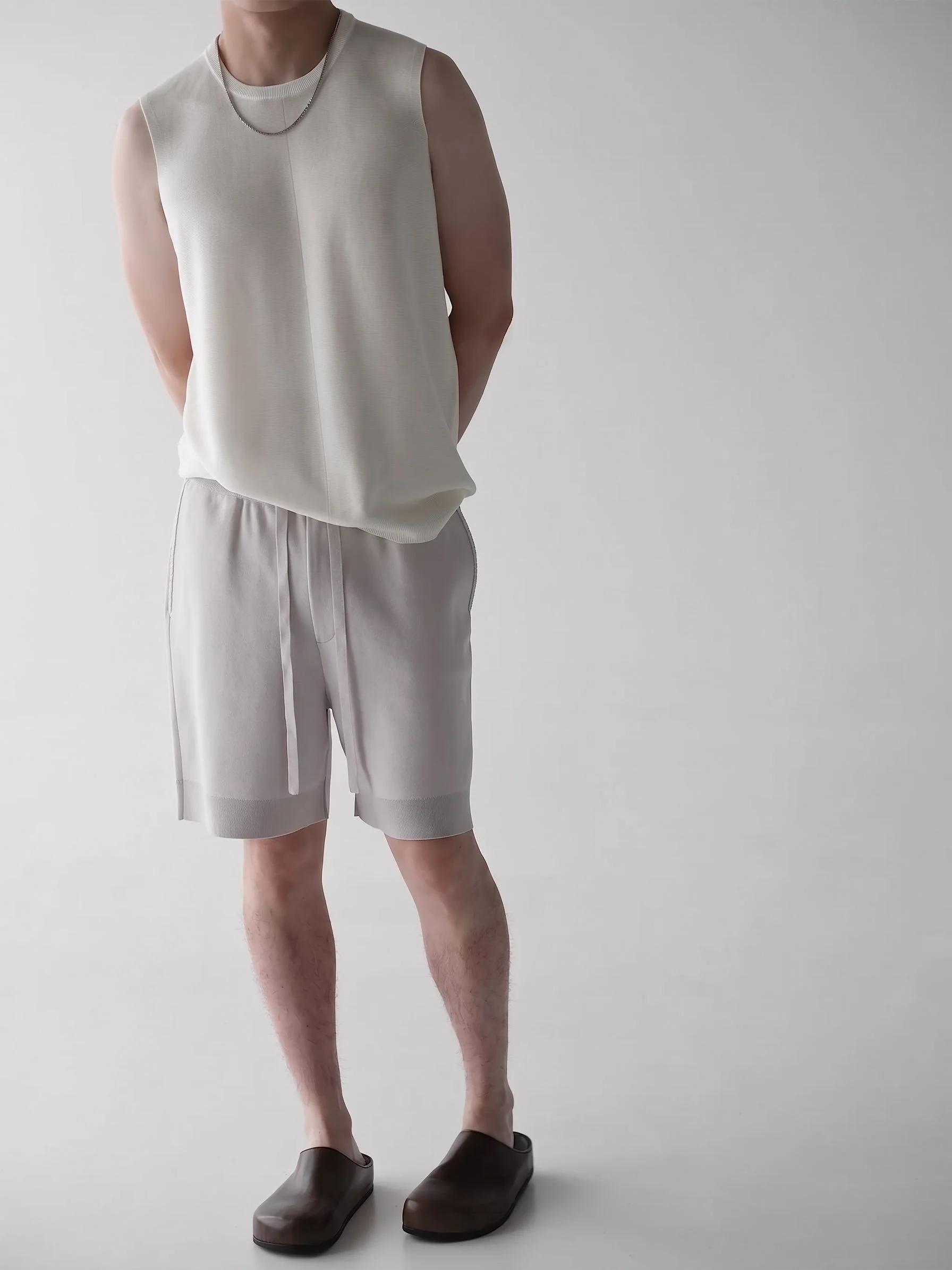 Knit Drawstring Shorts