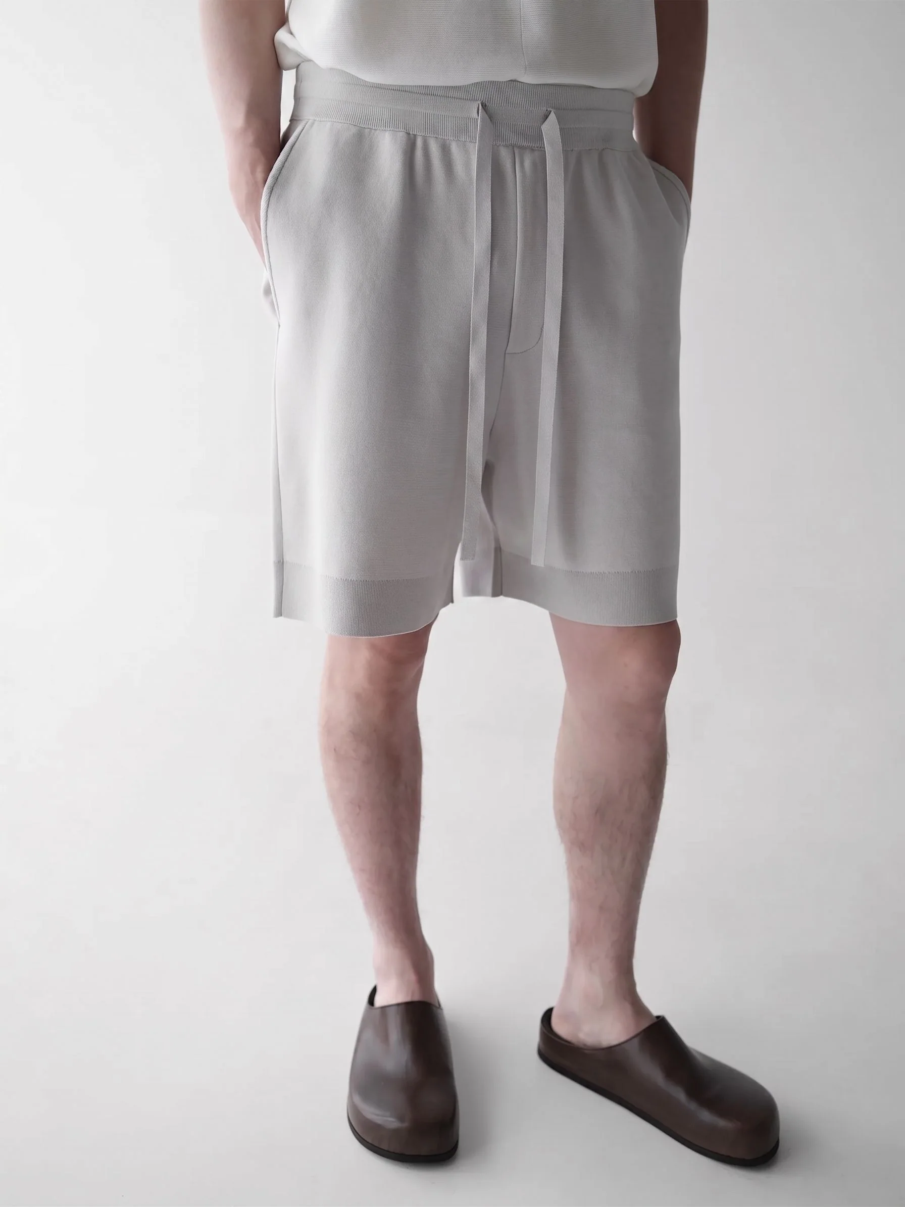 Knit Drawstring Shorts - Image 4