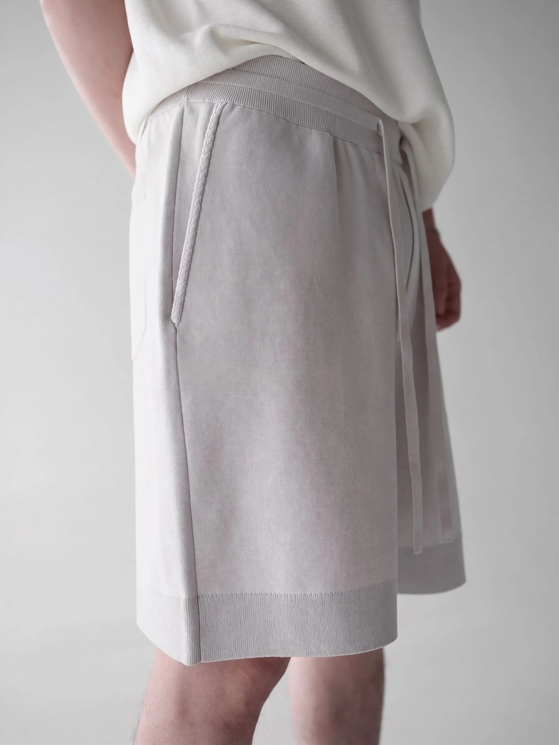 Knit Drawstring Shorts - Image 6