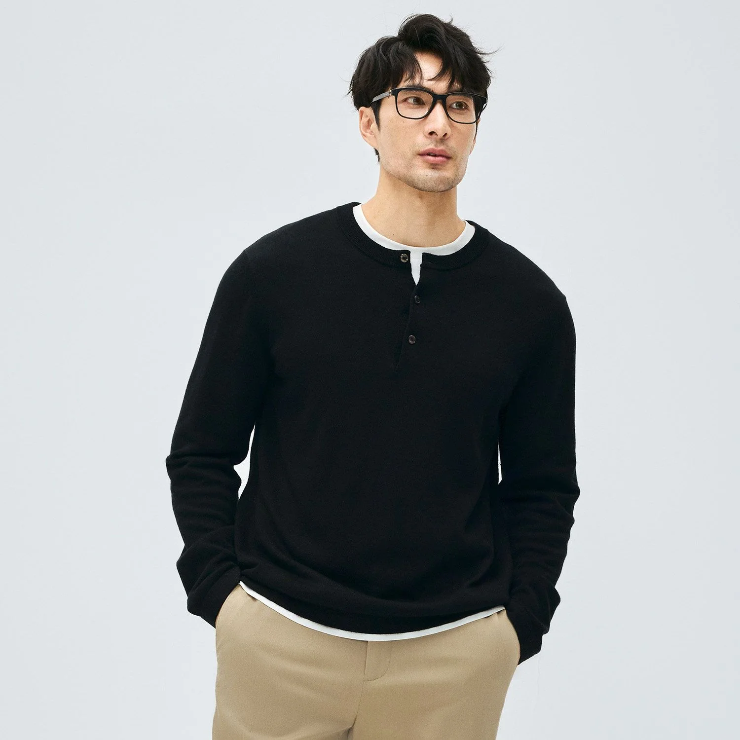 Knit Henley Sweater - Image 6