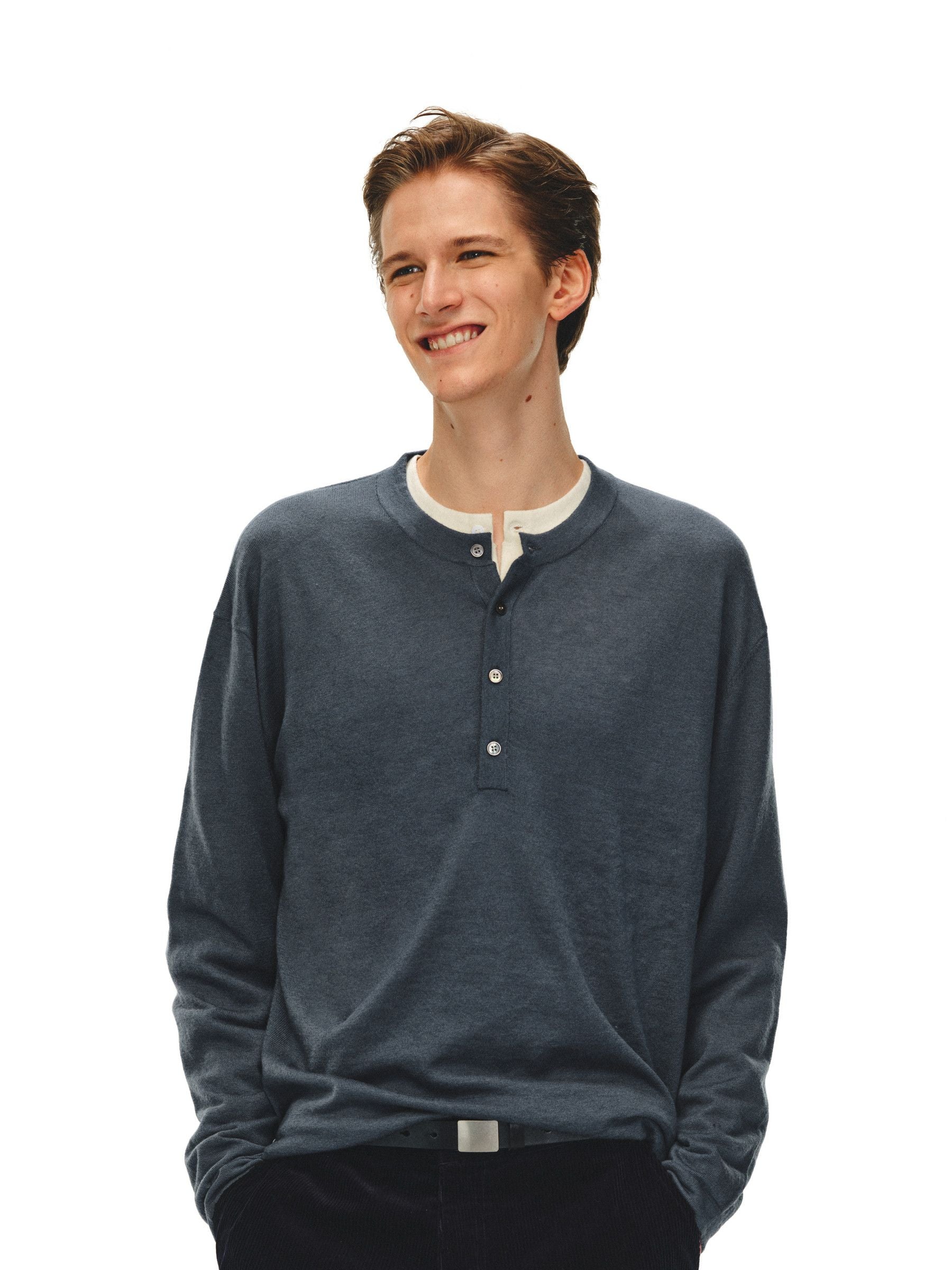 Knit Henley Top