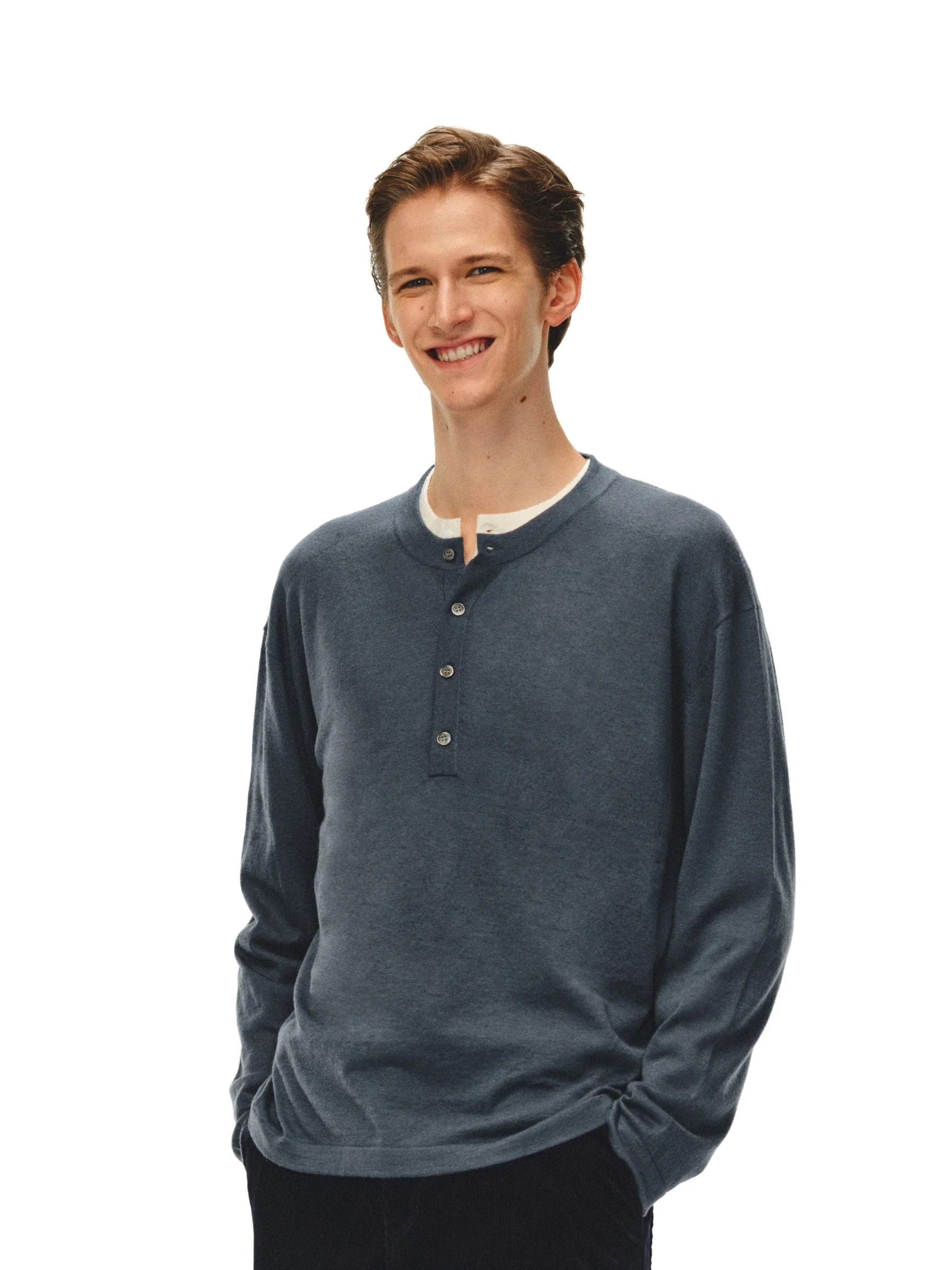 Knit Henley Top - Image 3