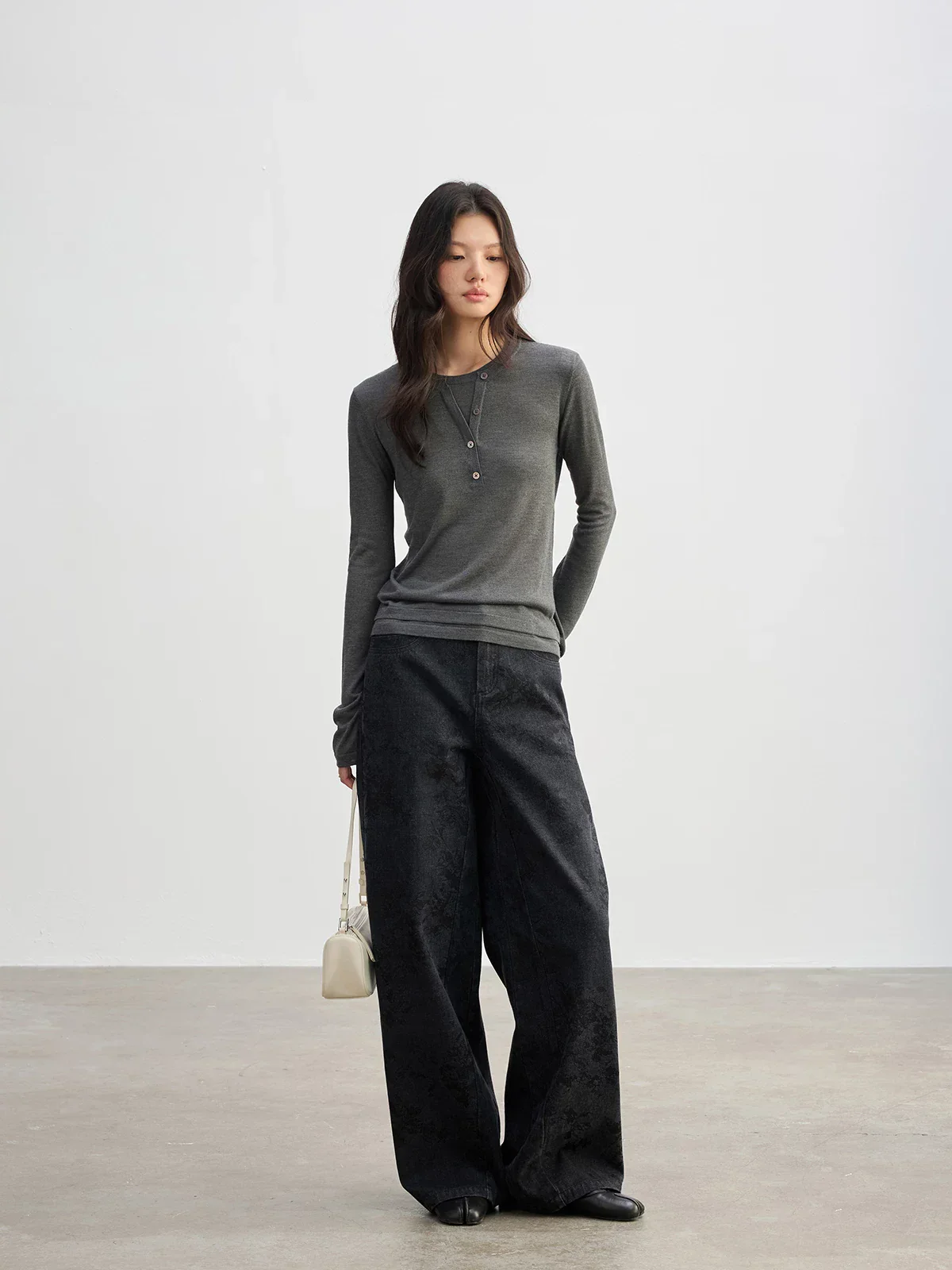 Knit Henley Top - Image 3