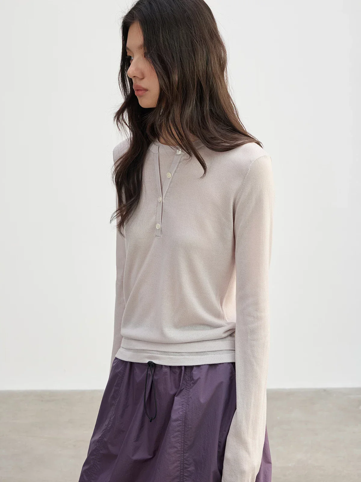Knit Henley Top - Image 4