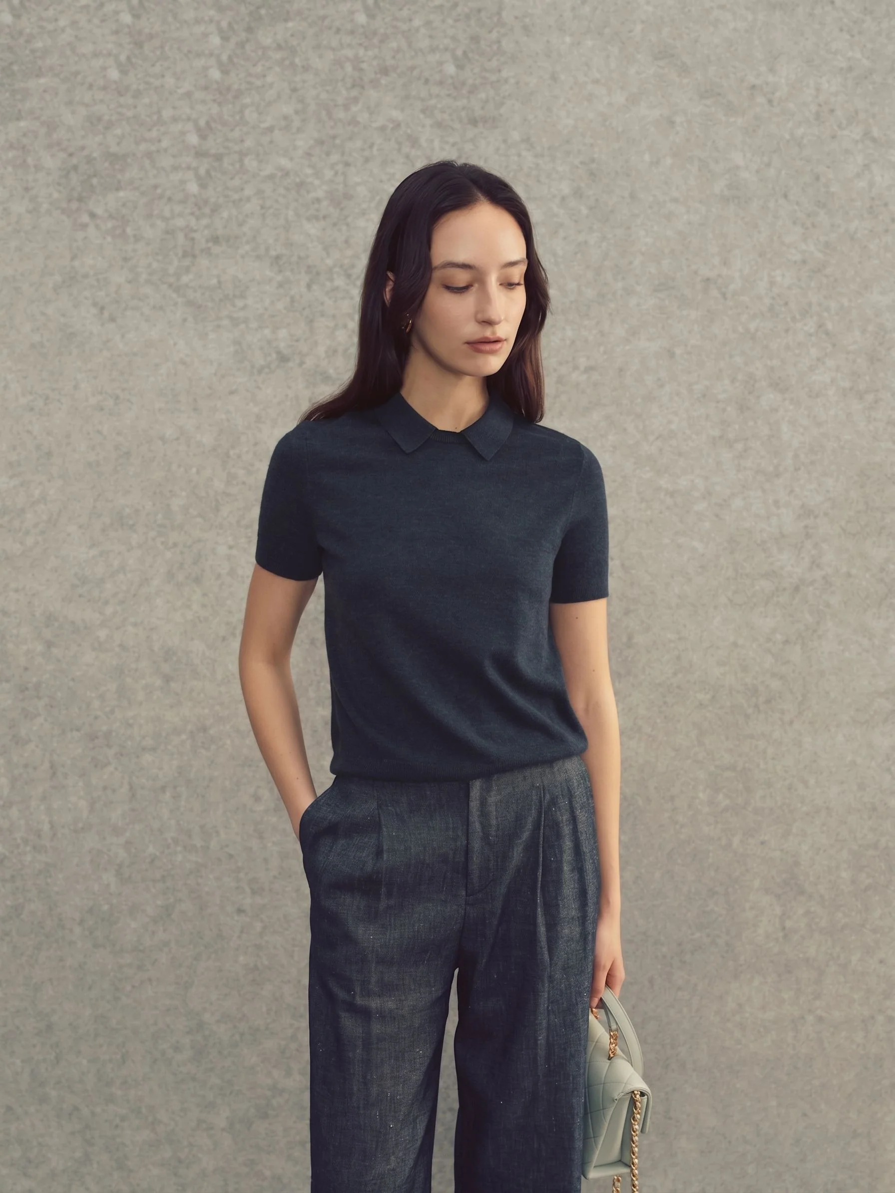 Knit Polo Top - Image 6