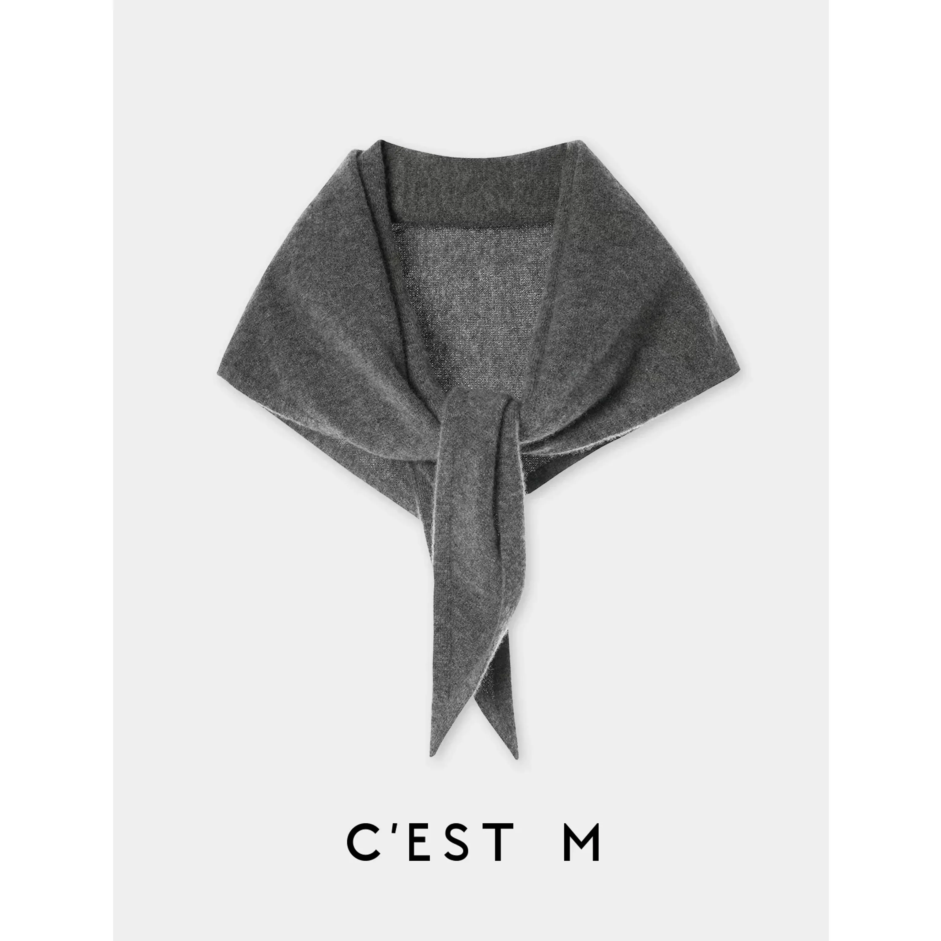 Knit Triangle Scarf - Image 13
