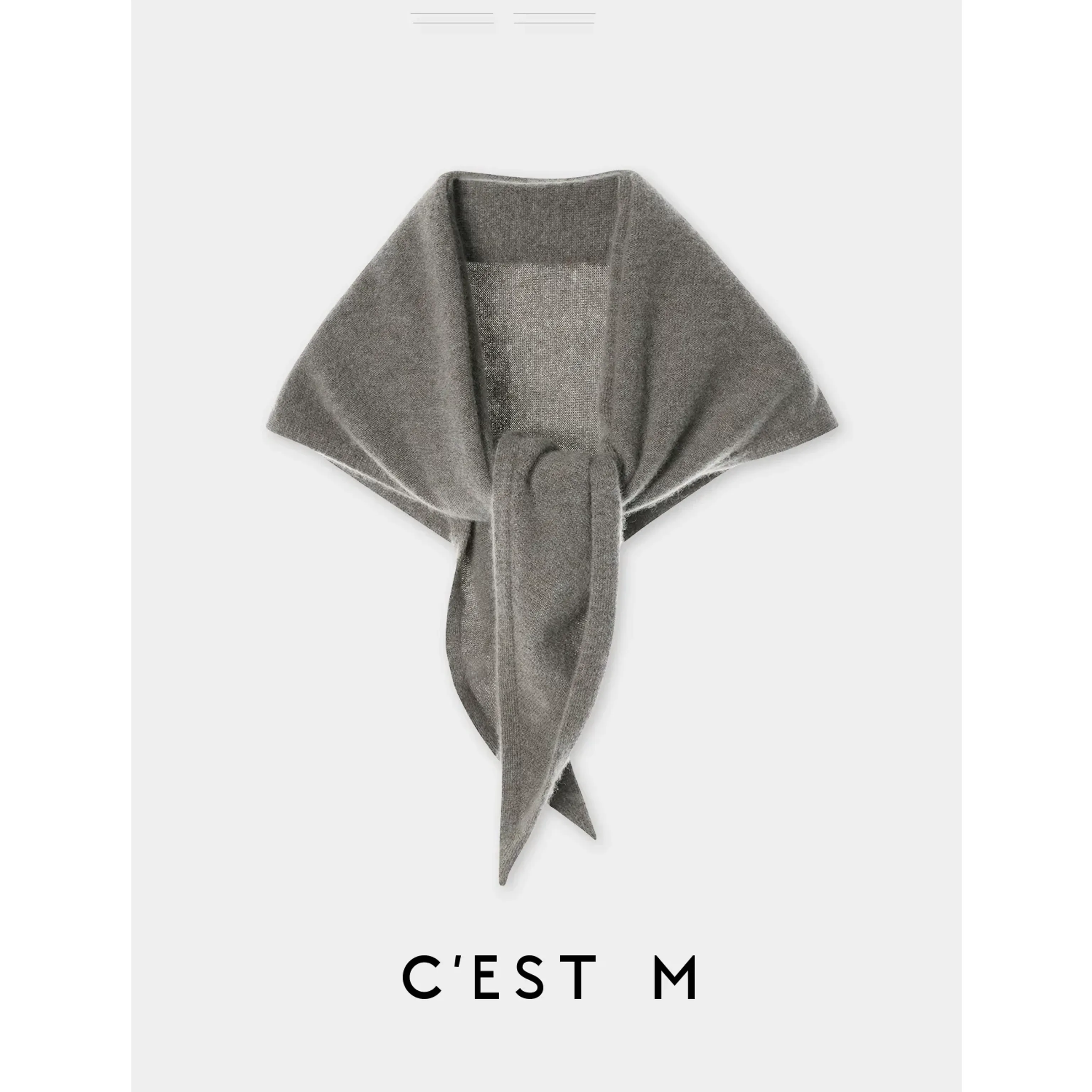 Knit Triangle Scarf - Image 14