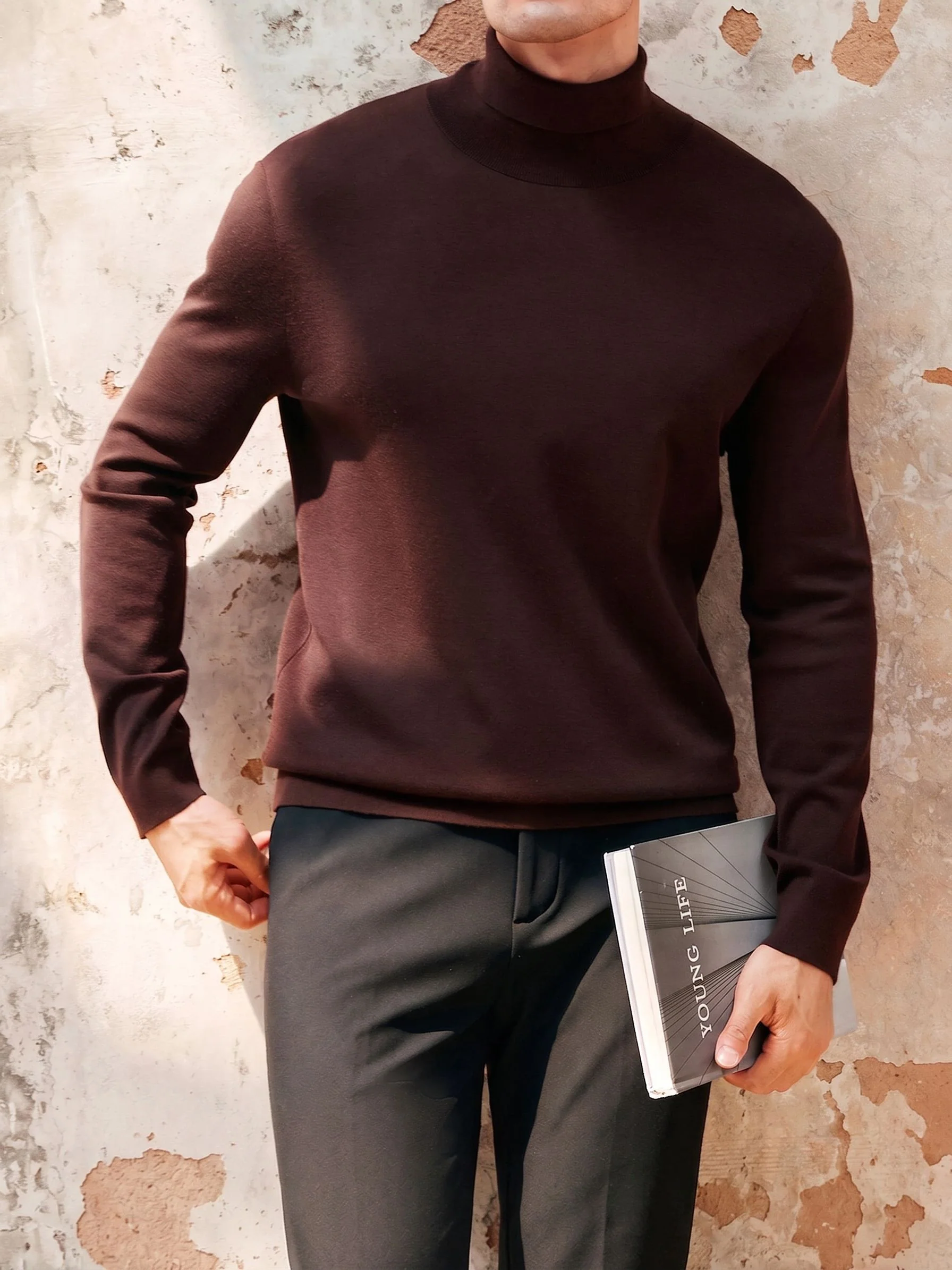 Knit Turtleneck Sweater