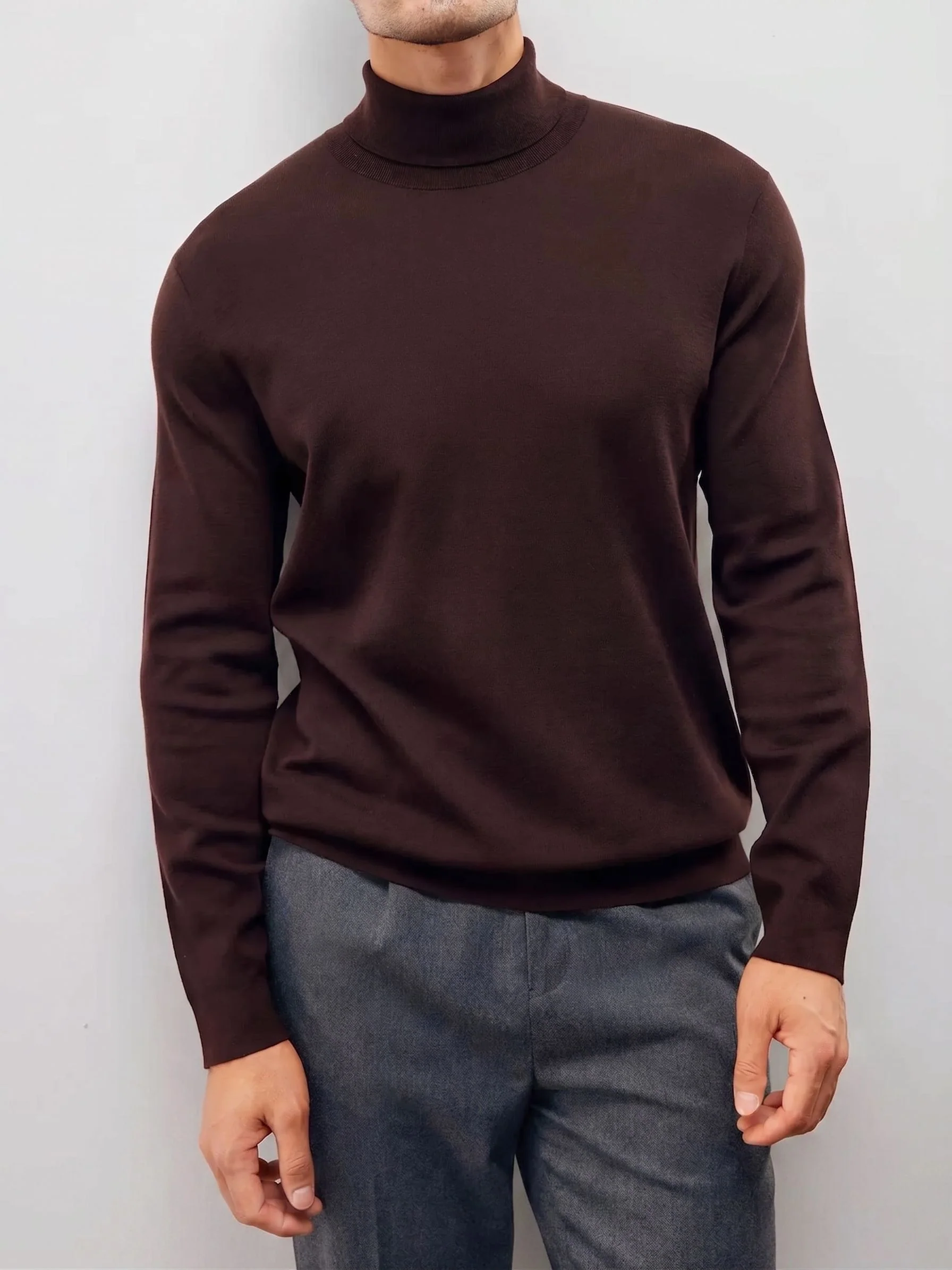Knit Turtleneck Sweater