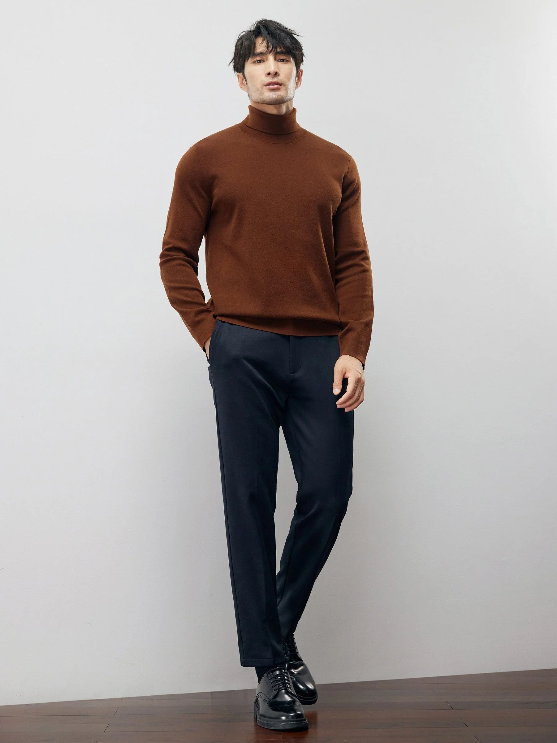 Knit Turtleneck Sweater - Image 3