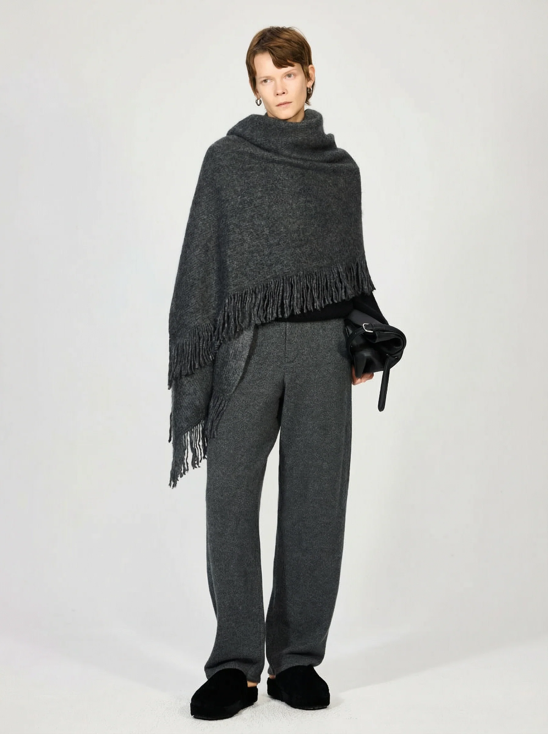 Knit Wide-Leg Trousers