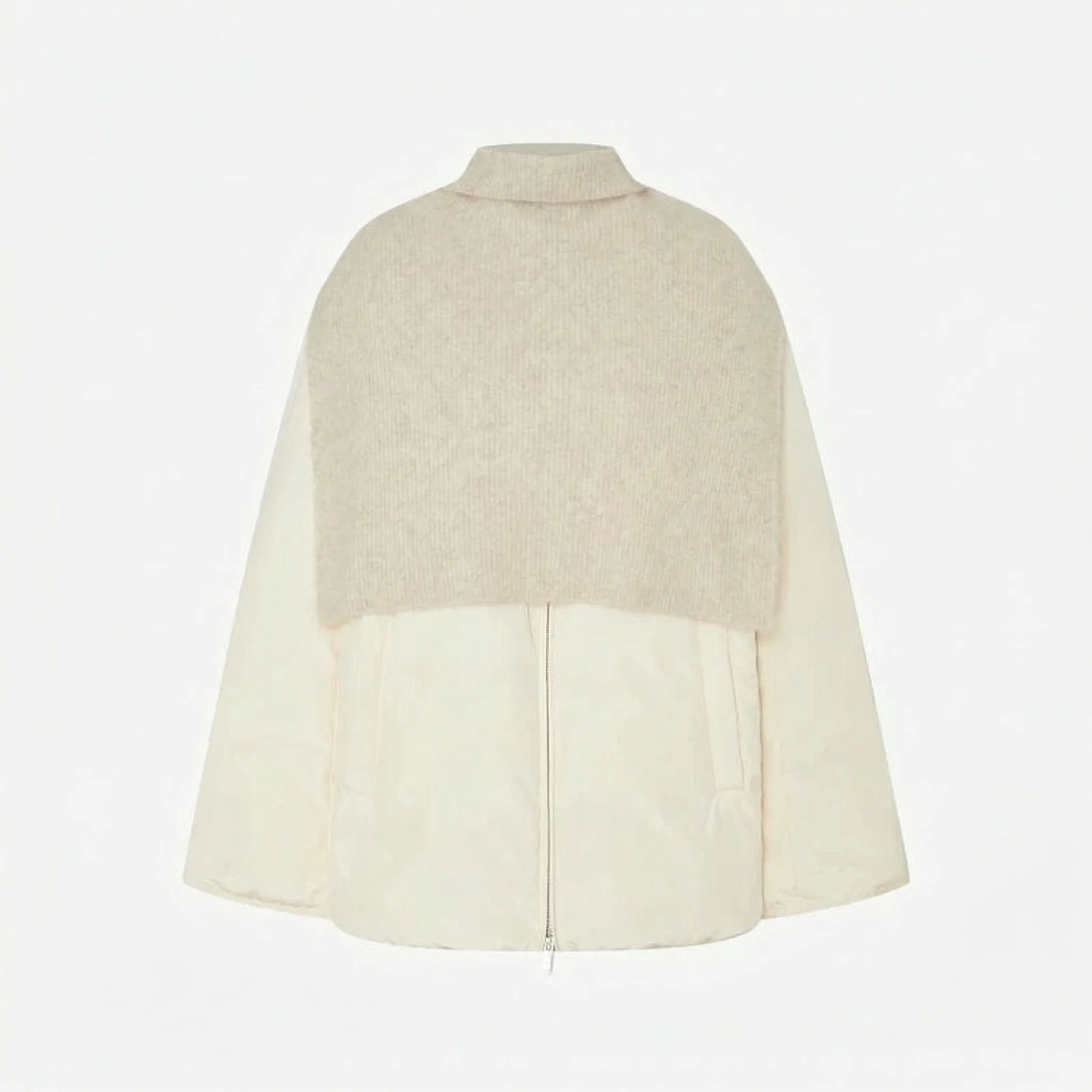 Knit-Yoke Down Jacket - Image 6