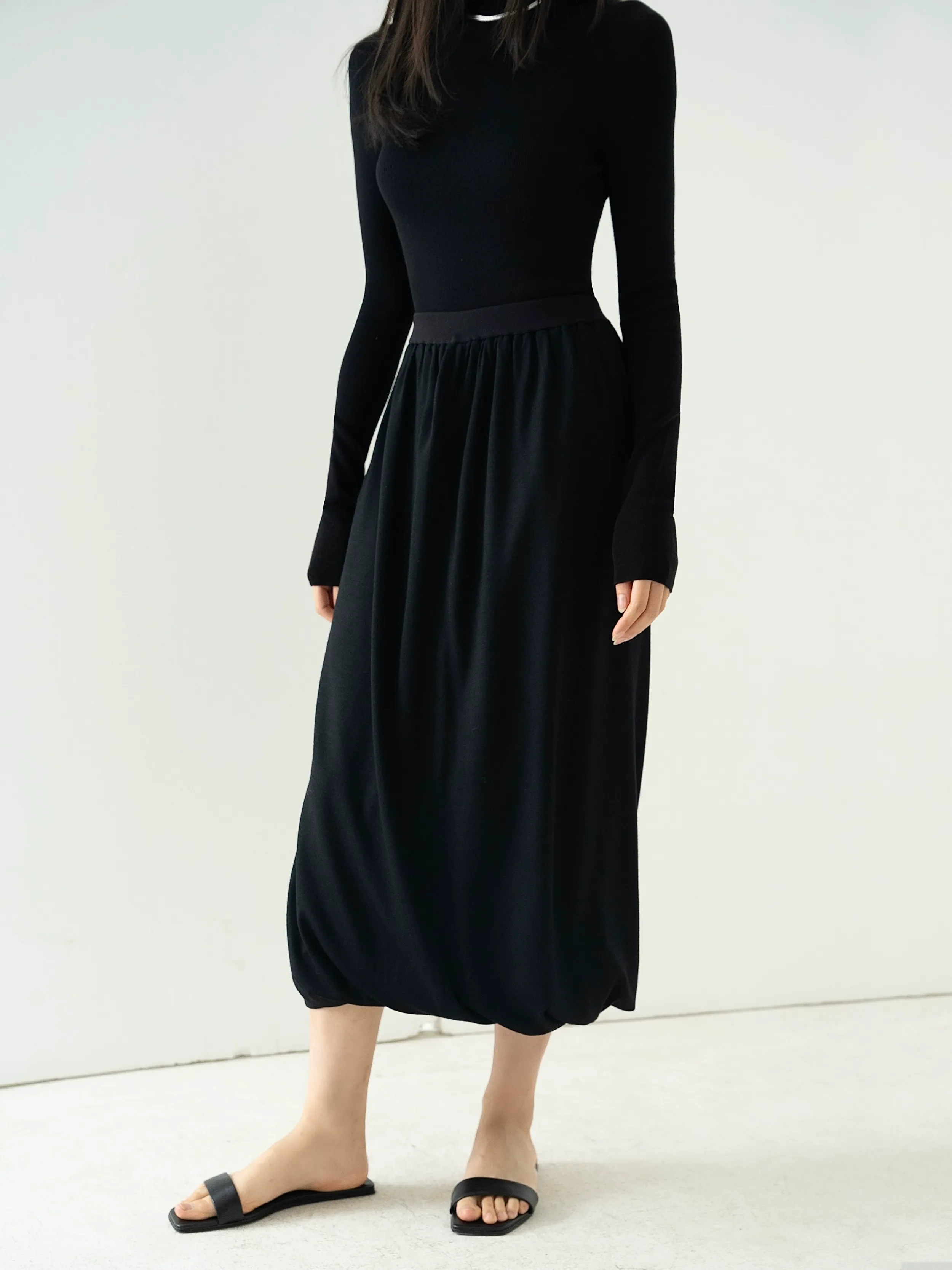 Knitted Black Ensemble