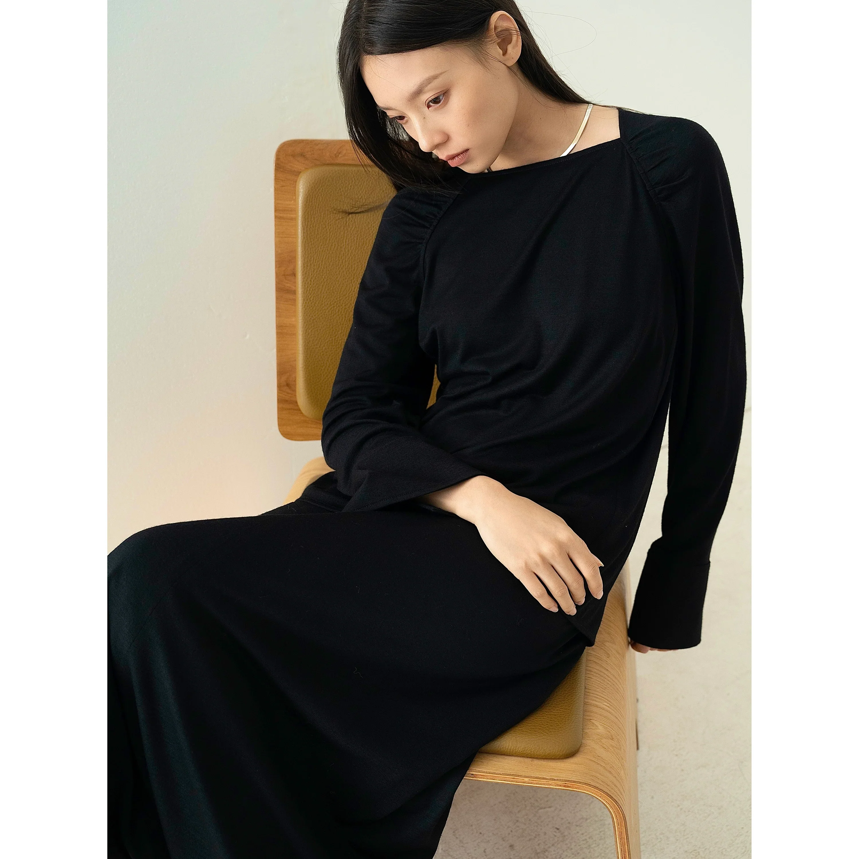 Knitted Black Ensemble - Image 3
