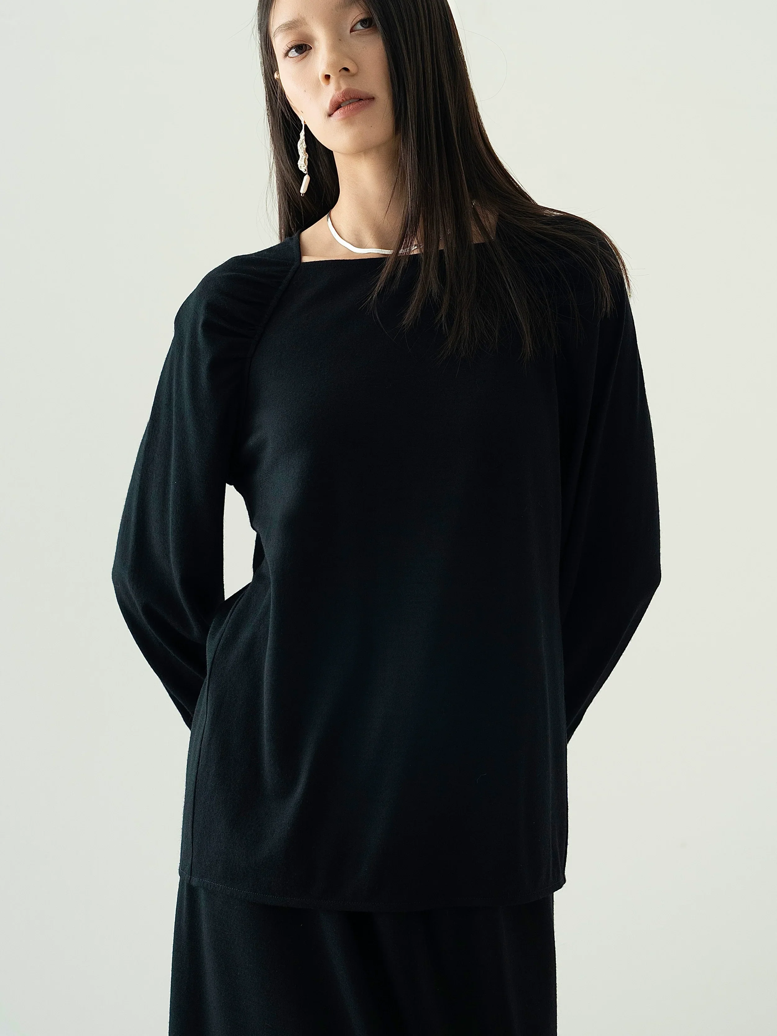 Knitted Black Ensemble - Image 6