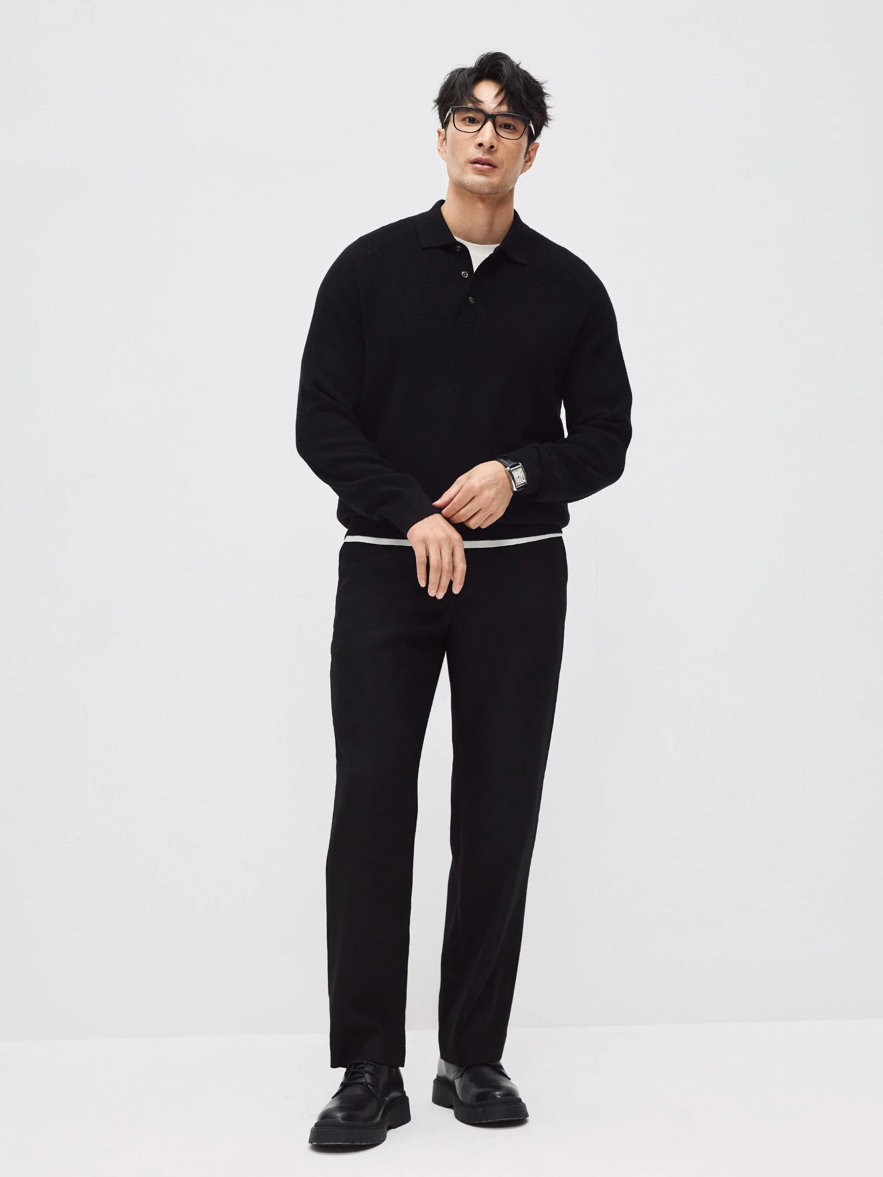 Knitted Polo Sweater - Image 5