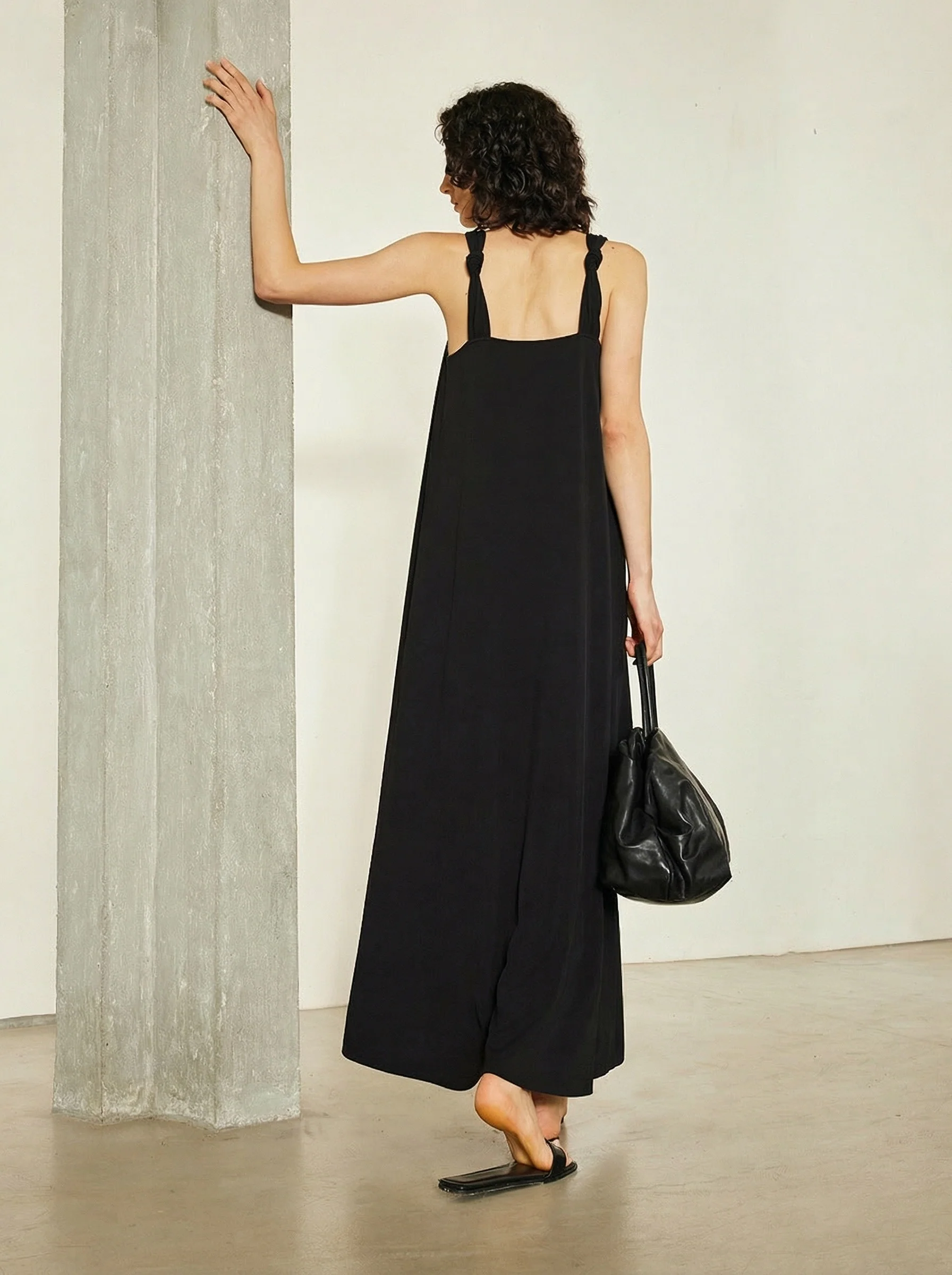 Knotted Strap Maxi Dress - Image 5