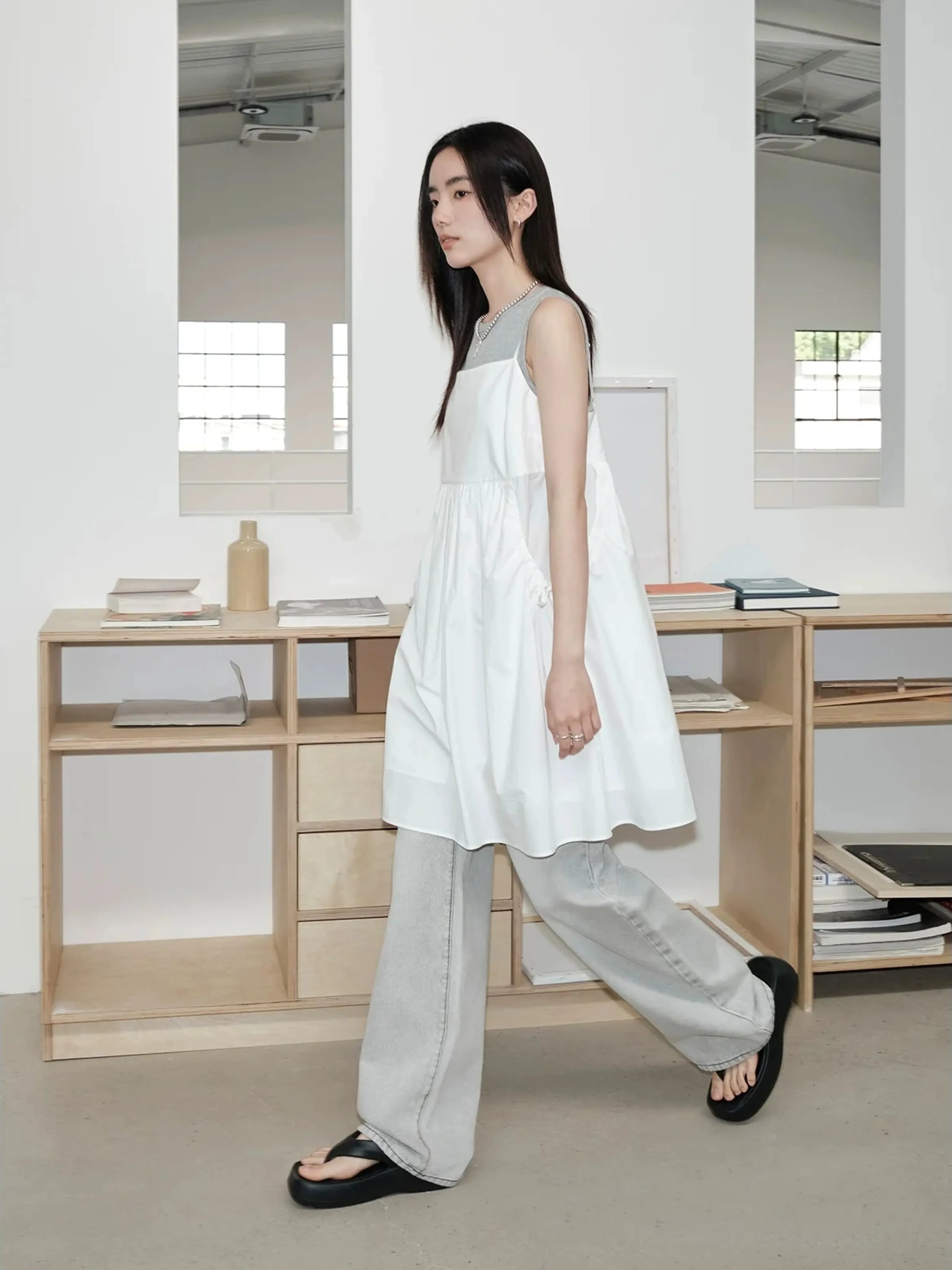 Korean Style Relaxed Camisole - Image 2