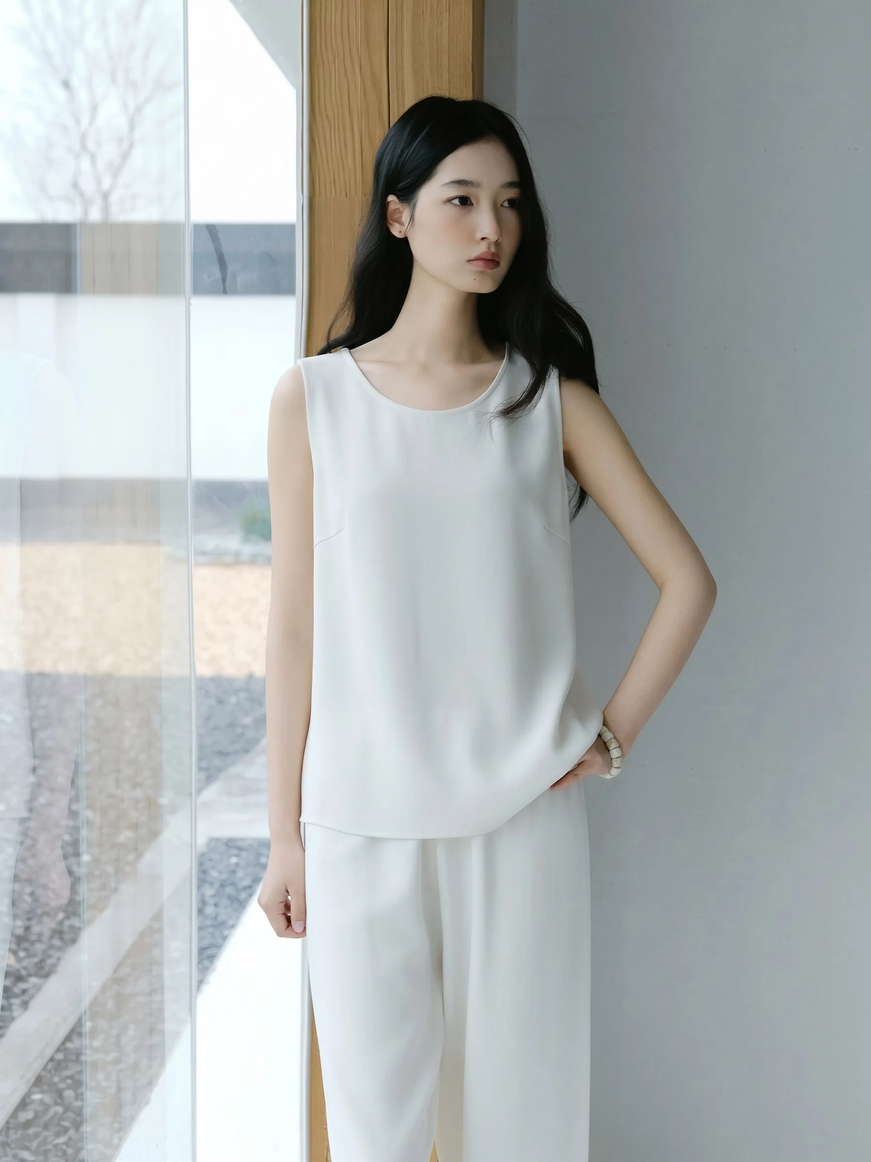 Lace-Back Shell Top - Image 2