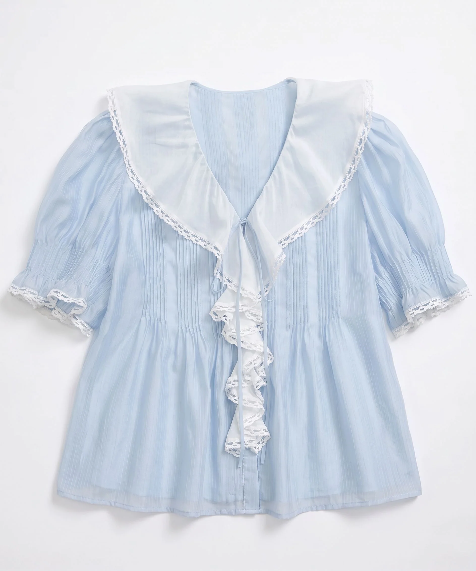 Lace Collar Blouse - Image 2
