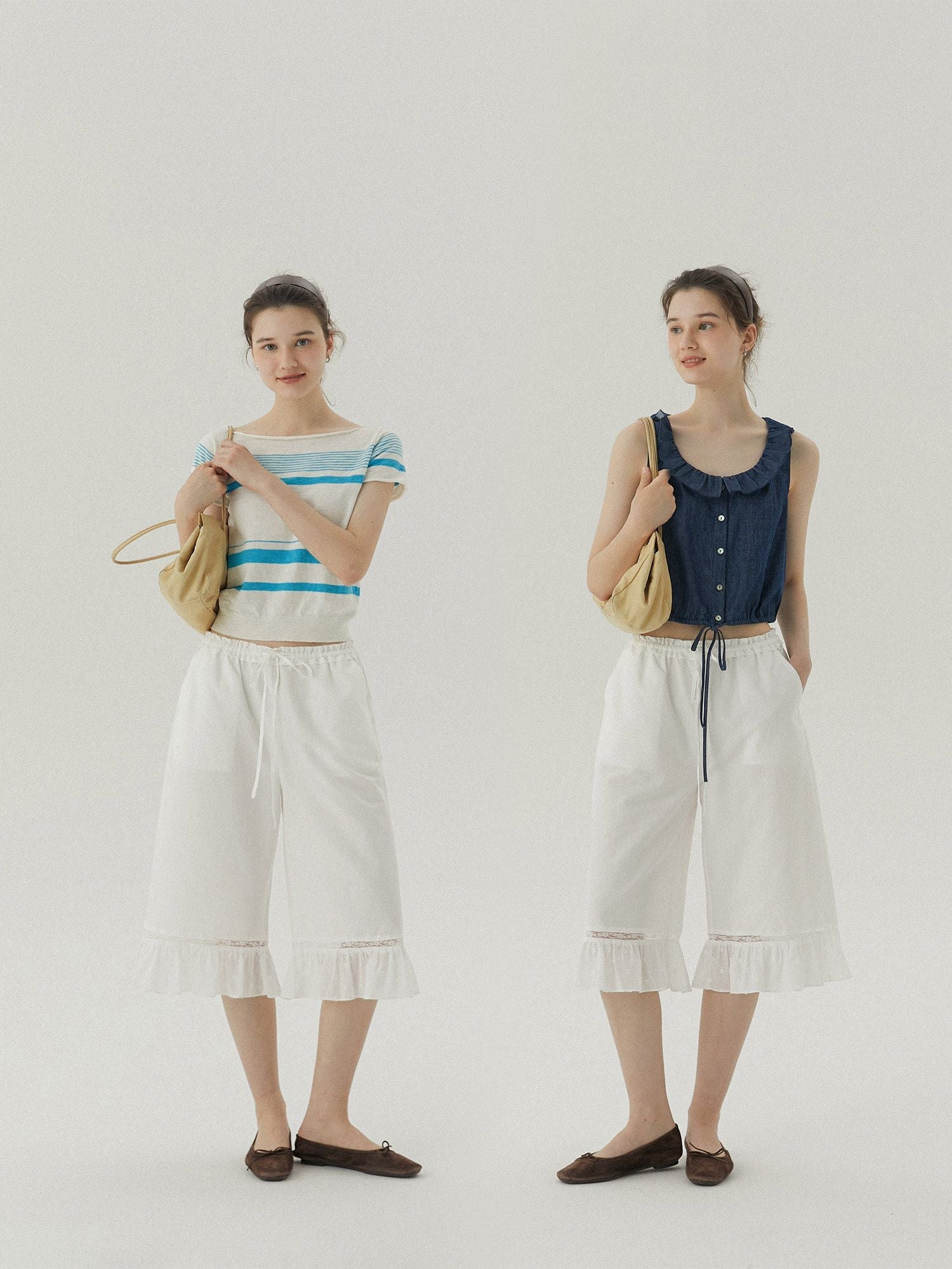 Lace Hem Culottes - Image 4