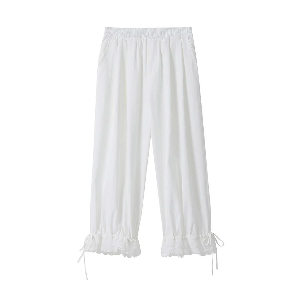 Lace Hem Harem Pants - Image 7