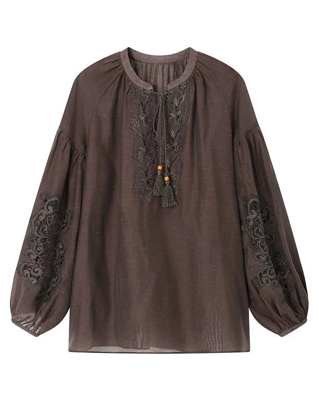 Lace Hem Shorts - Image 9